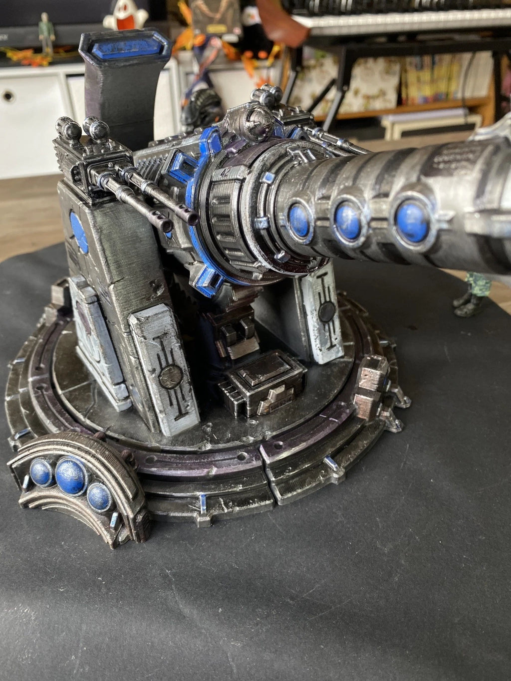 Bastion Sigma-9 Siege Cannon Emplacement | Warhammer 40K Custom Display Terrain
