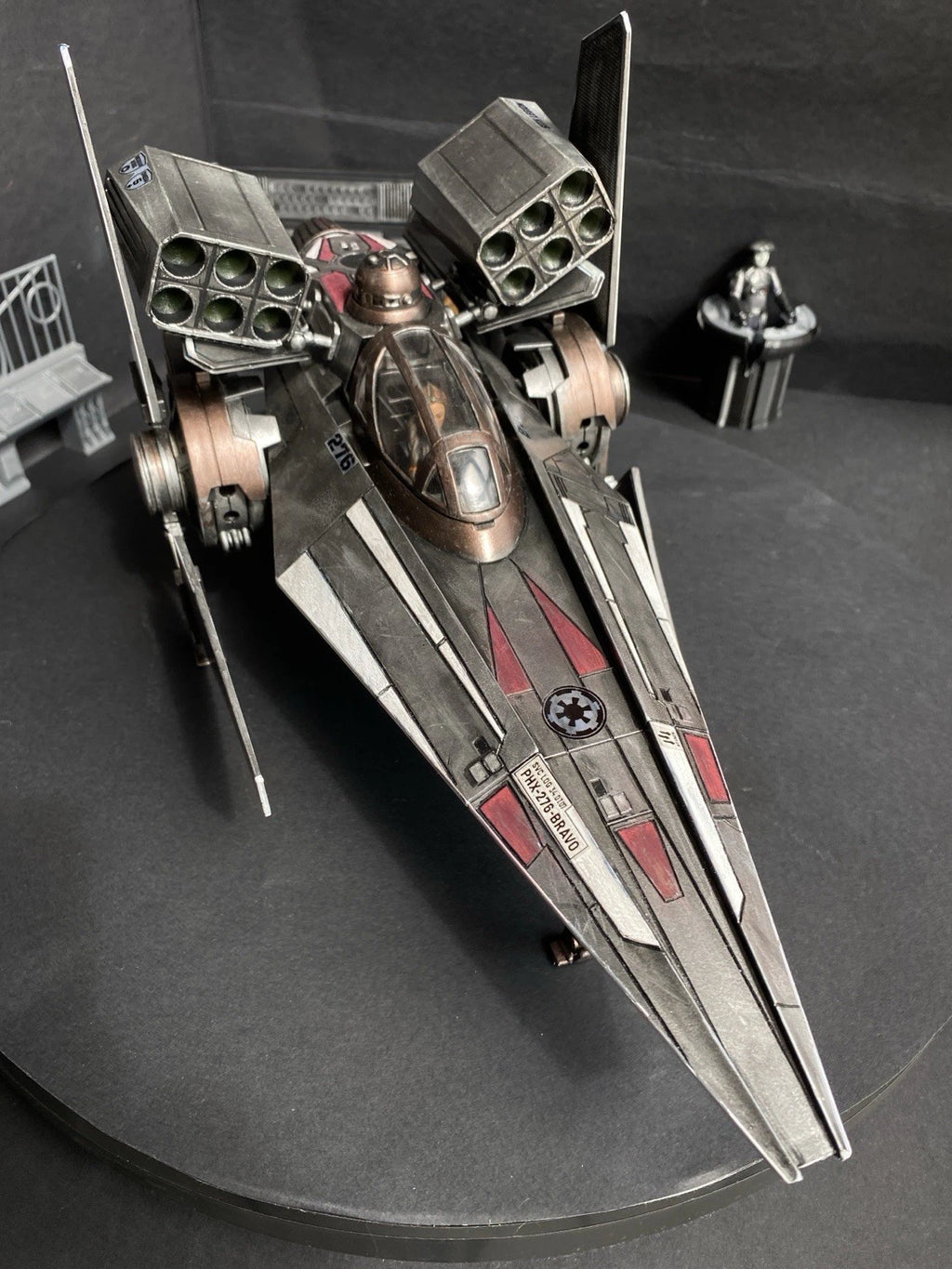 Andor Star Wars Hoth PHX-276 BRAVO V-Wing Interceptor Endor Sith Vintage Kenner