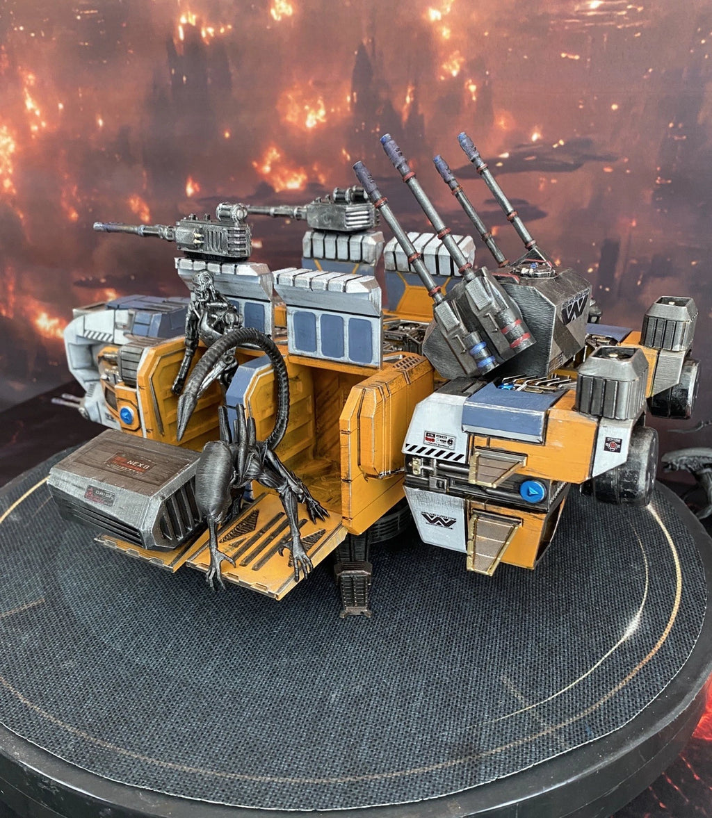 Aliens USCM NEX-8 Xeno Containment Dropship Diorama Romulus Vehicle Custom