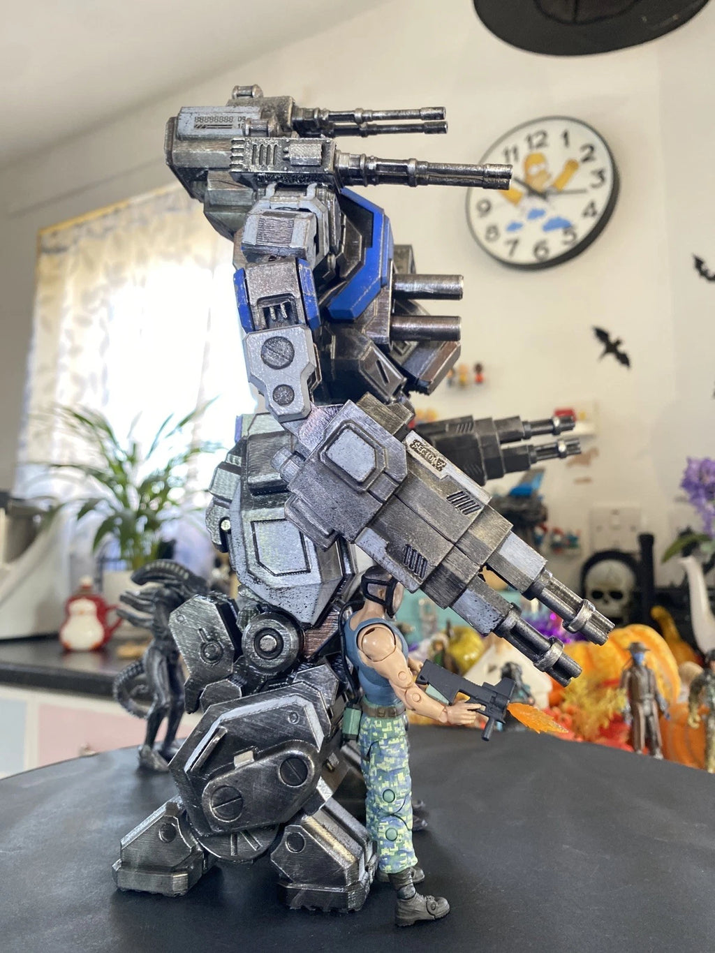 RoboCop ED-209 OCP Custom Mech Robot Walker Detroit Police vintage Collectible