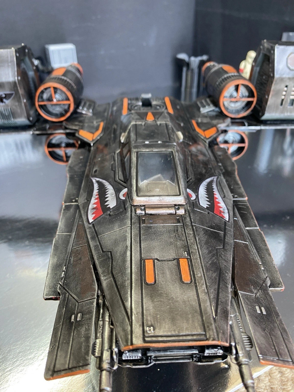 Star Wars U-Wing Starfighter Andor Rogue One Custom Sith Vintage Kenner Imperial