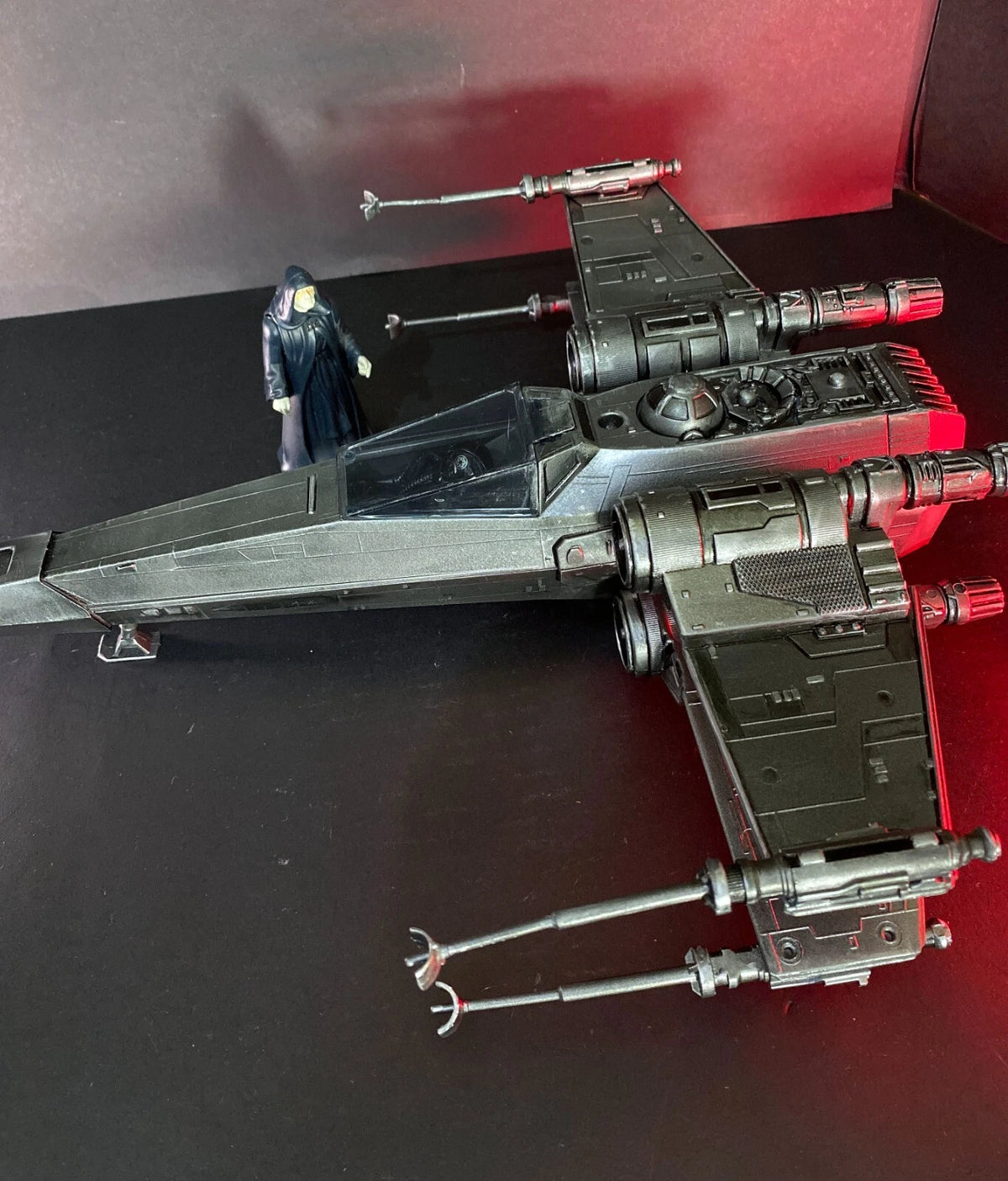 Prototype Star Wars X Wing Sith Fighter Palpatine Vintage TVC Custom Collectible