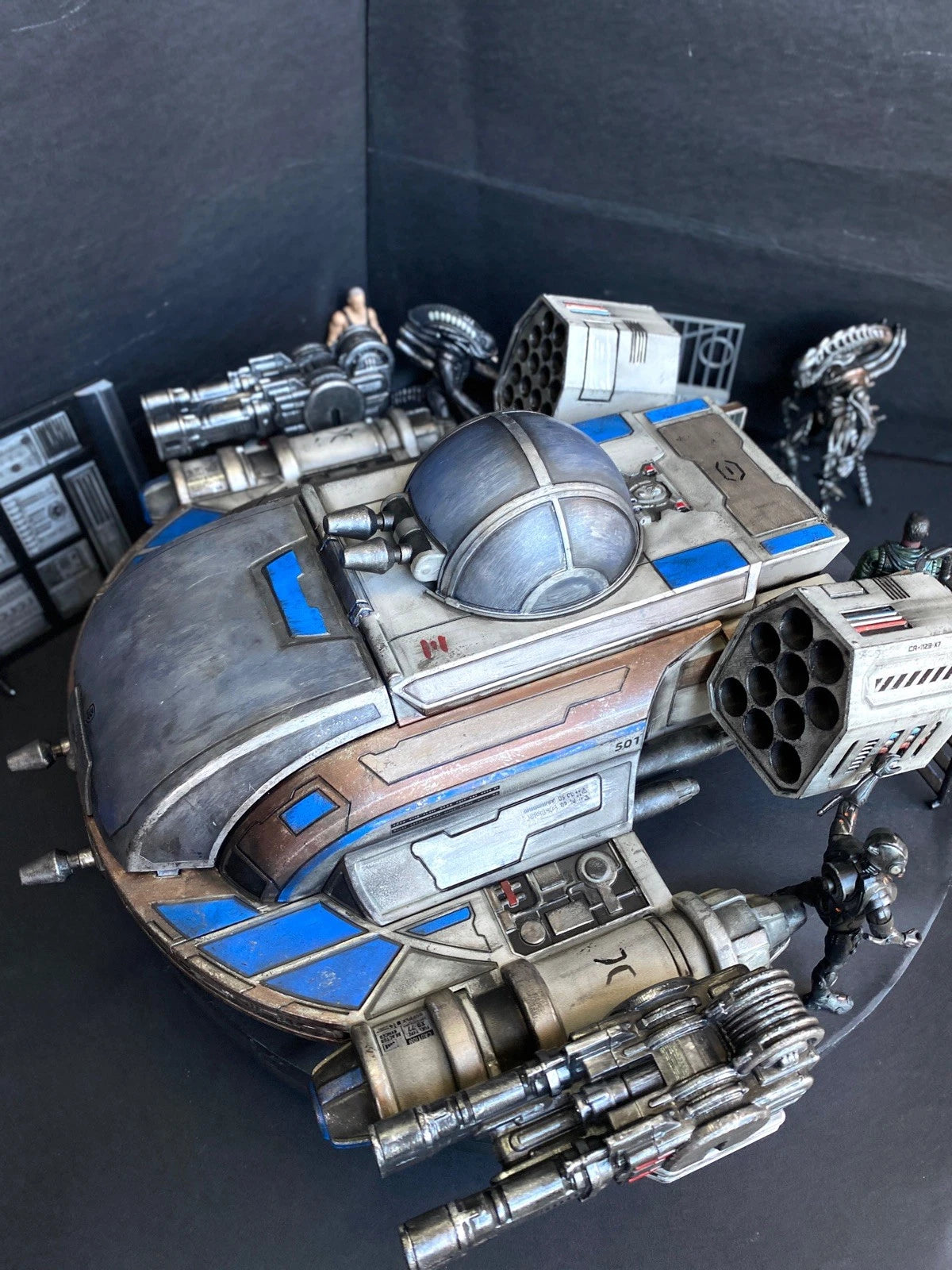 Vigilant Warden” – Custom Star Wars Dropship Andor Jedi Sith Empire Vintage