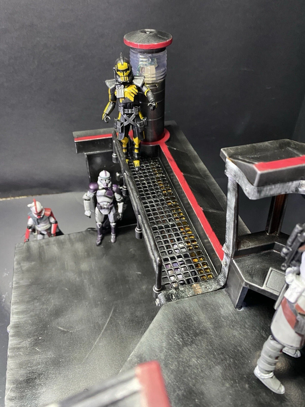 OCP Delta City Quarantine Tower RoboCop OCP Security Diorama Custom collectible