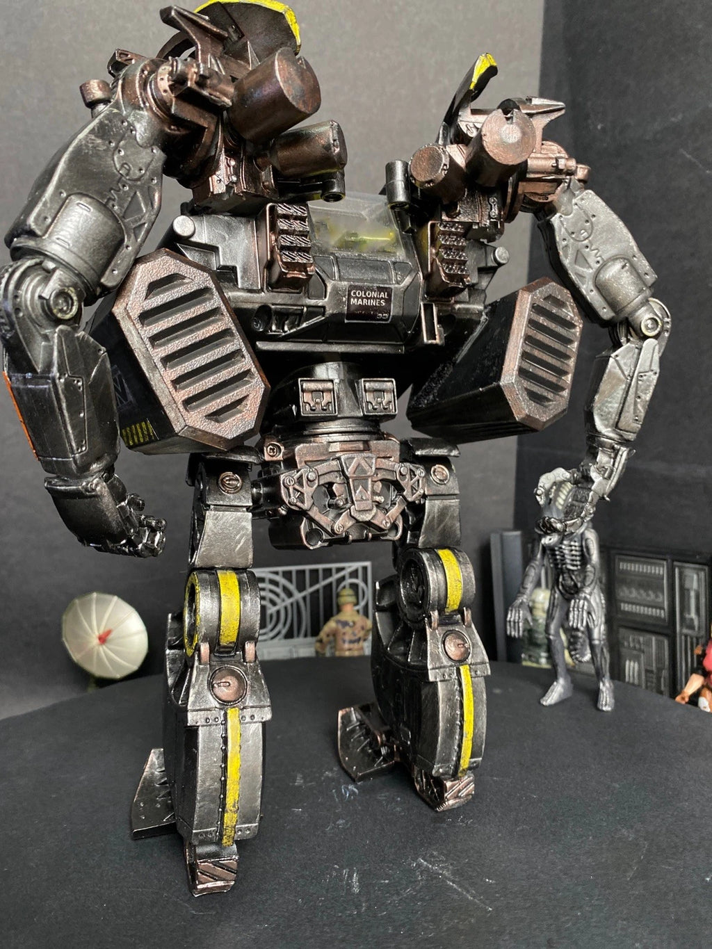 GI JOE COBRA CUSTOM SIEGE MECH WALKER 3.75 HASBRO VINTAGE VEHICLE COLLECTIBLE