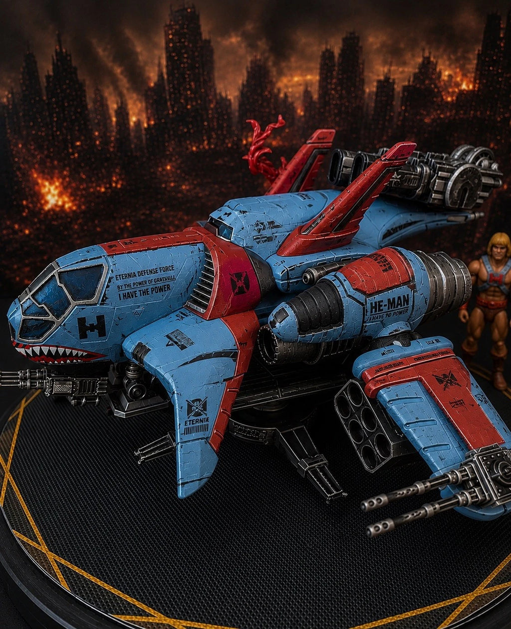 Blade Runner Custom Tyrell Corp Deckard 2049 Spinner Model Diorama Commission