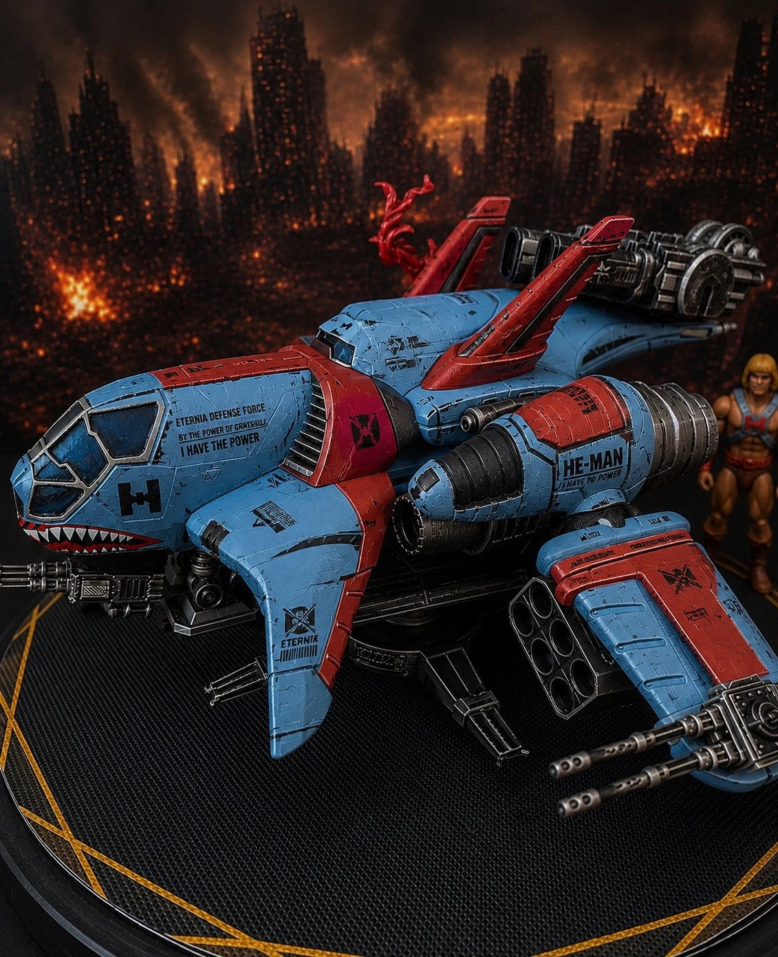 Blade Runner Custom Tyrell Corp Deckard 2049 Spinner Model Diorama Commission