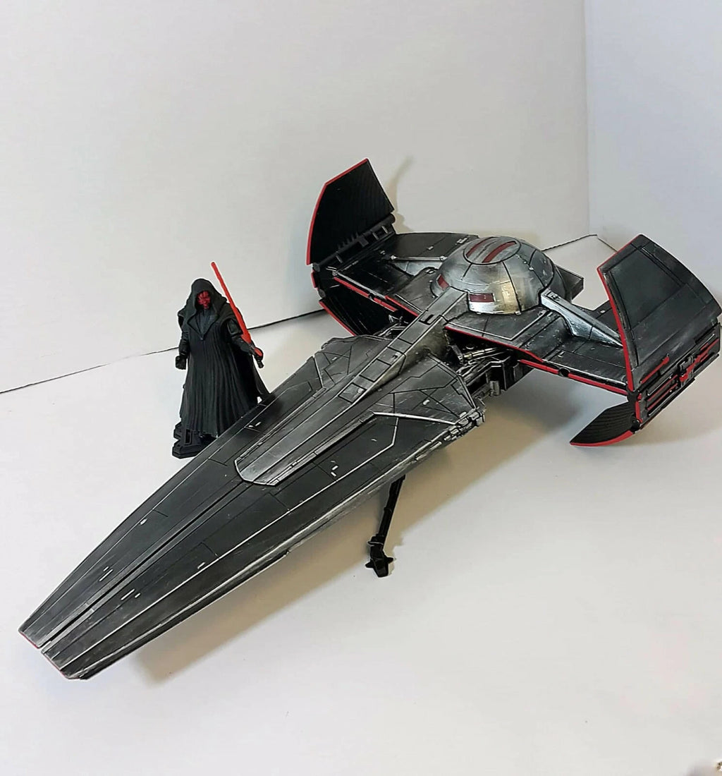 Star Wars Shadow Fang Sith Infiltrator Custom Black Series Empire collectible - view 11