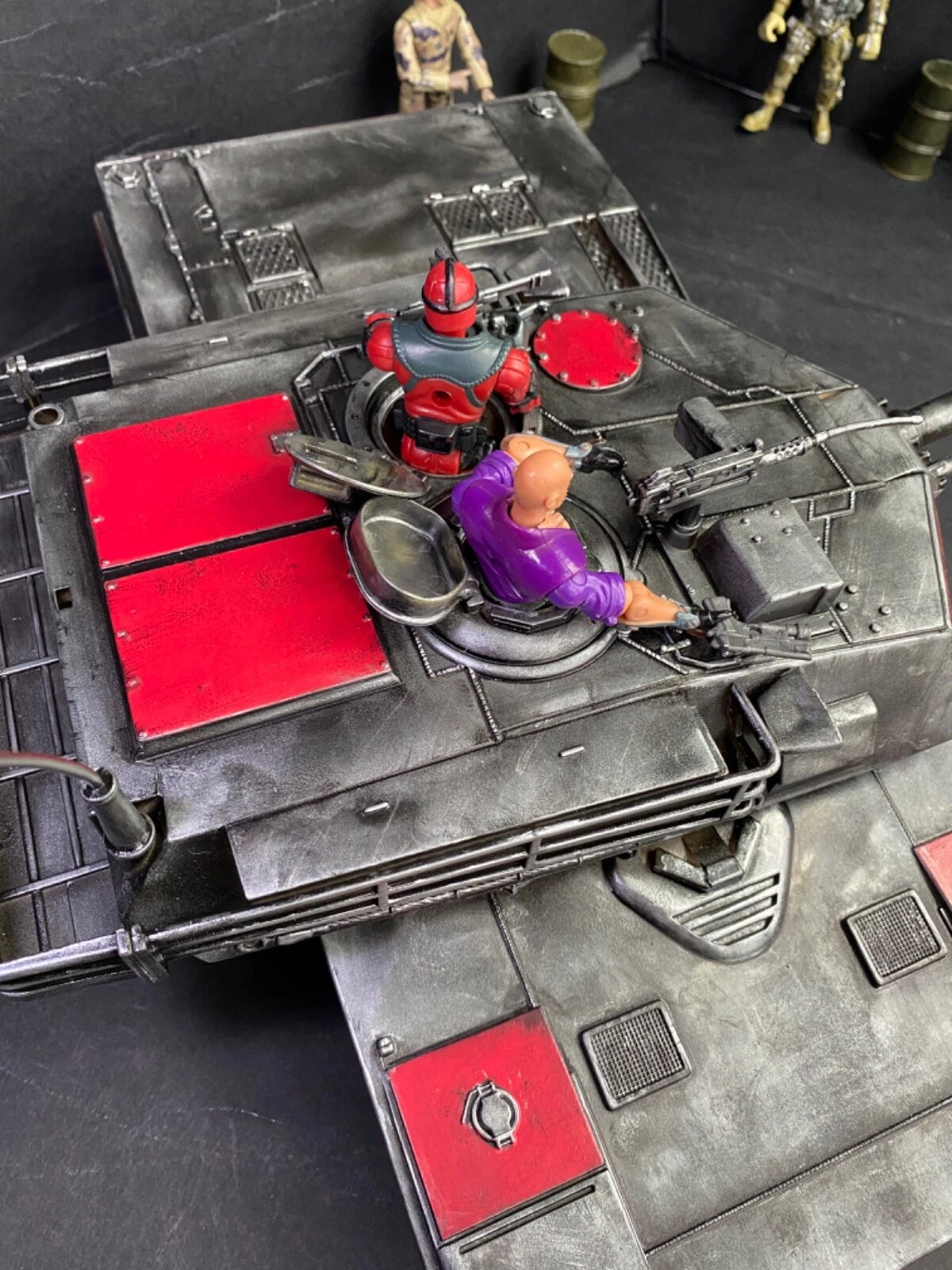 GI JOE COBRA DEVELOPMENTAL TERROR TANK 1:18 Collectible Vintage Custom