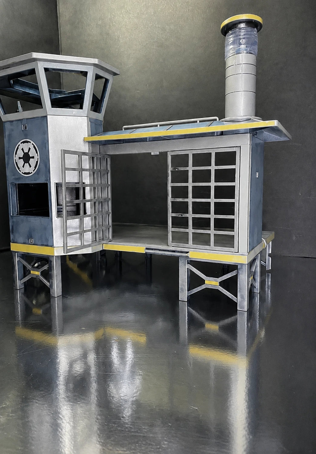 DIORAMA GI JOE CUSTOM COMMISSION COBRA 3.75 1:18 VINTAGE HASBRO COLLECTIBLE