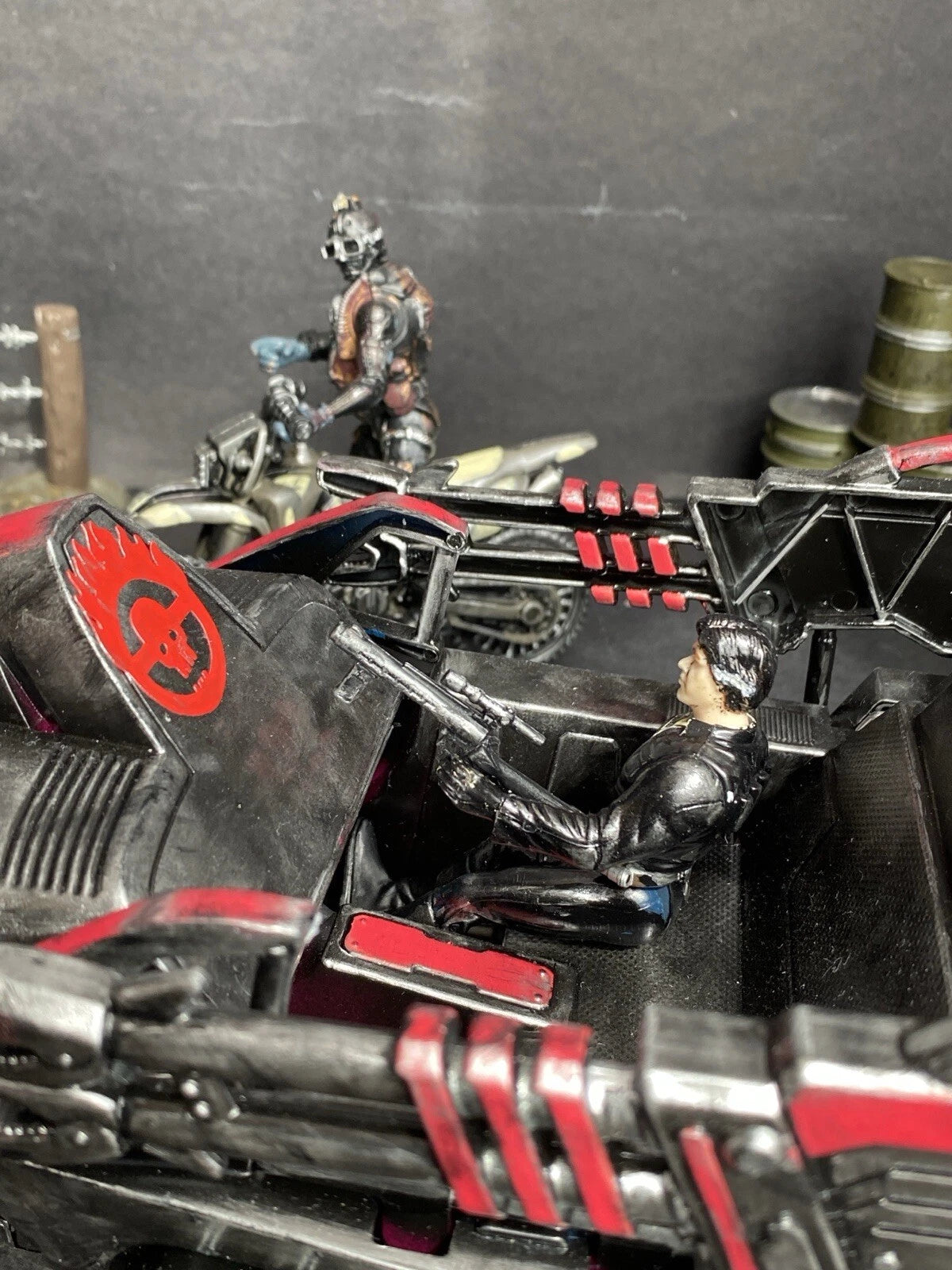 GI JOE COBRA DEVELOPMENTAL TERROR TANK 1:18 Rare Collectible Vintage Custom