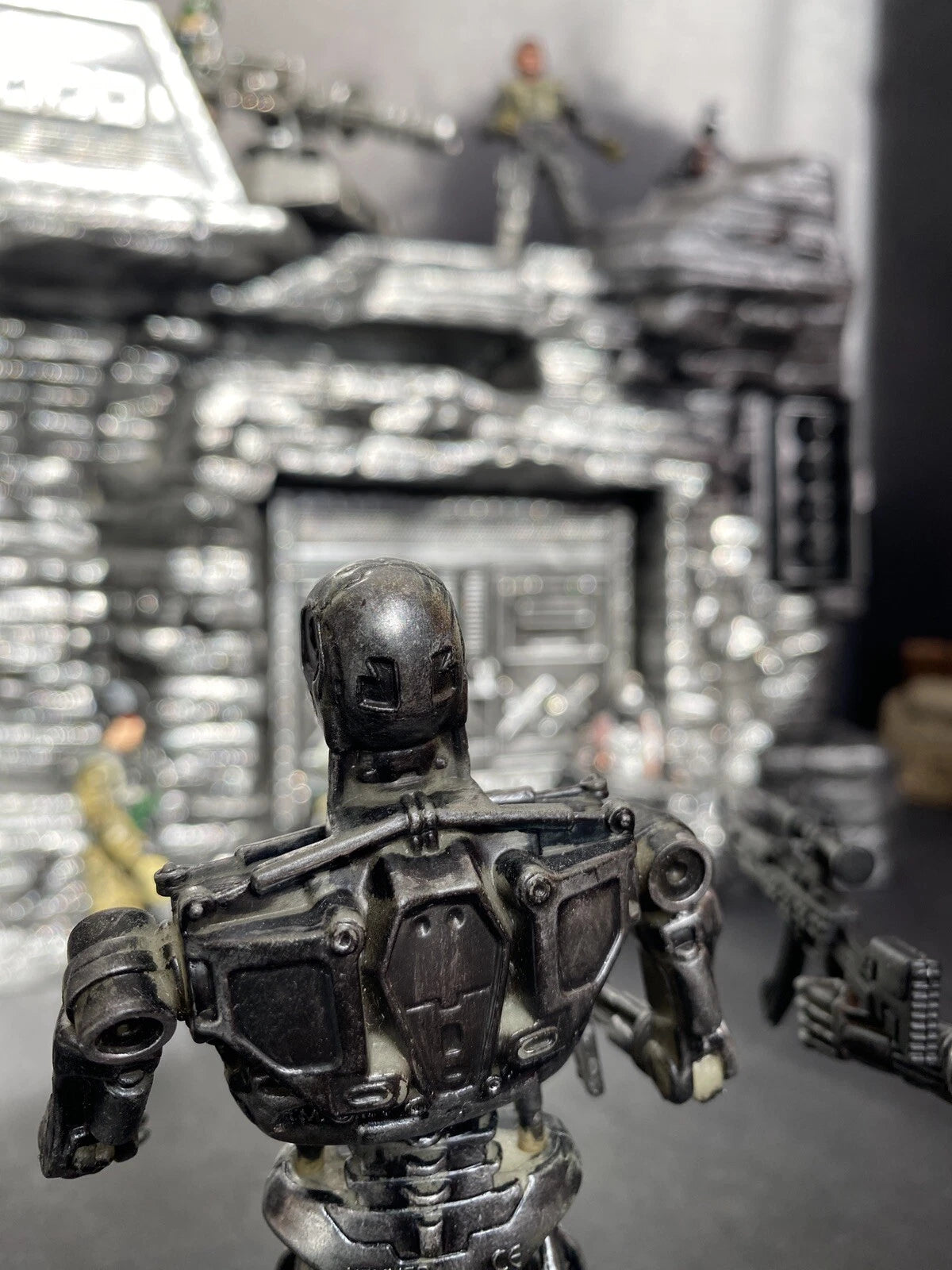 Terminator commission Hunter Killer Skynet Cyberdyne Kenner Custom Diorama