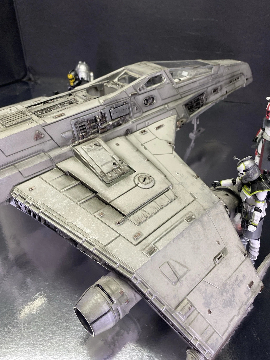 T-52 E-Wing Ghost Hound Imperial Interceptor Star Wars Andor Kenner Collectible