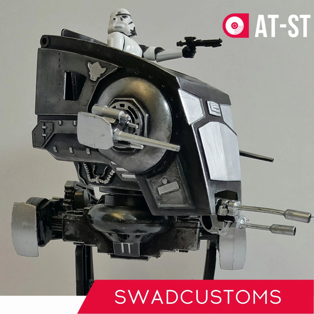 AT-ST Iron Warden Siege Scout Walker | Custom Star Wars Mandalorian Gun Platform