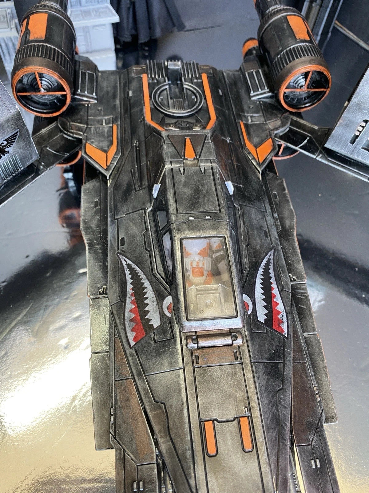 Star Wars U-Wing Starfighter Andor Rogue One Custom Sith Vintage Kenner Imperial