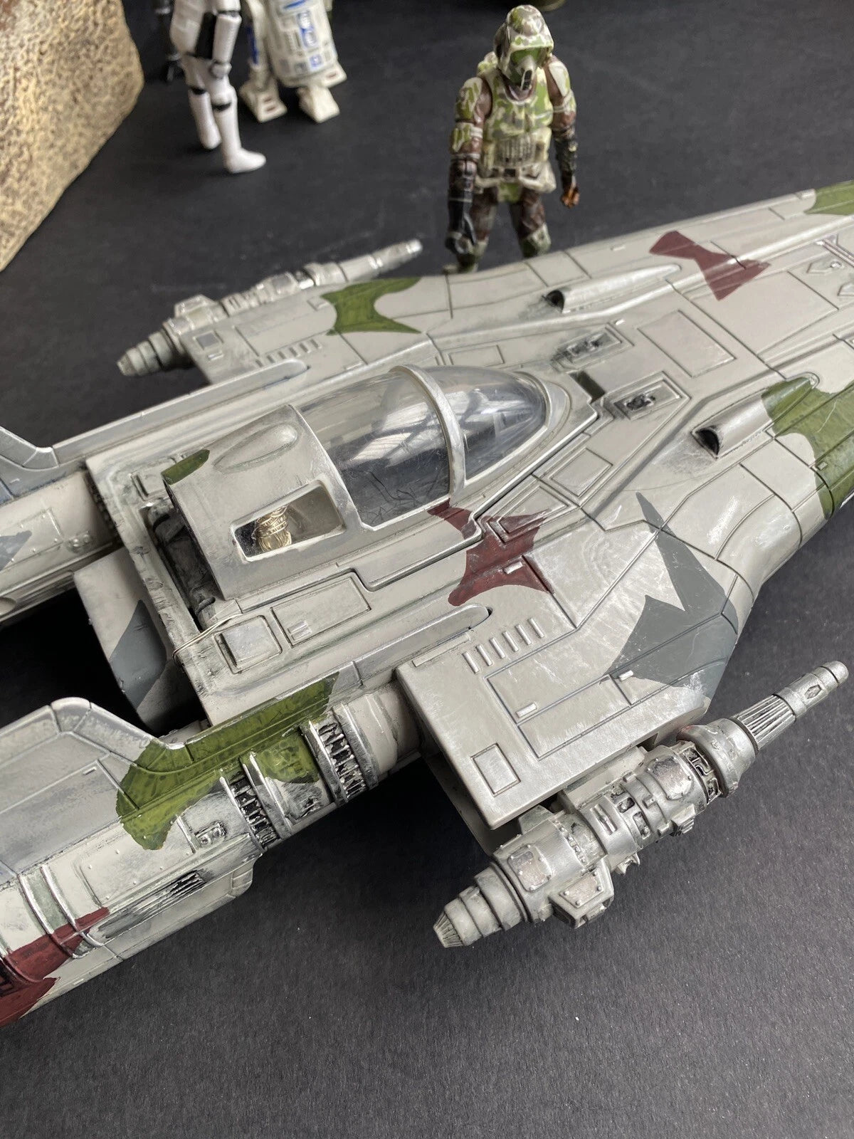 A-Wing “Hunter’s Fang” –  Rebel Interceptor Kashyyyk Camo Starfighter Star Wars - view 23
