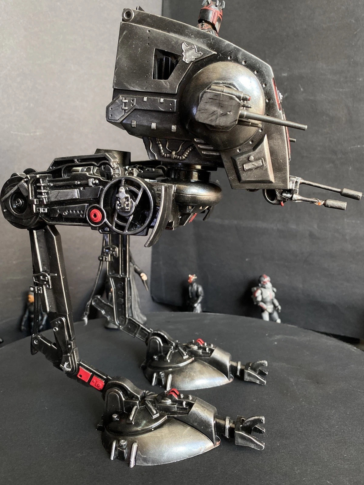 Sith Walker “MYTHOS-STRIDER” Custom AT-ST Mustafar Exegol Black Series Kenner