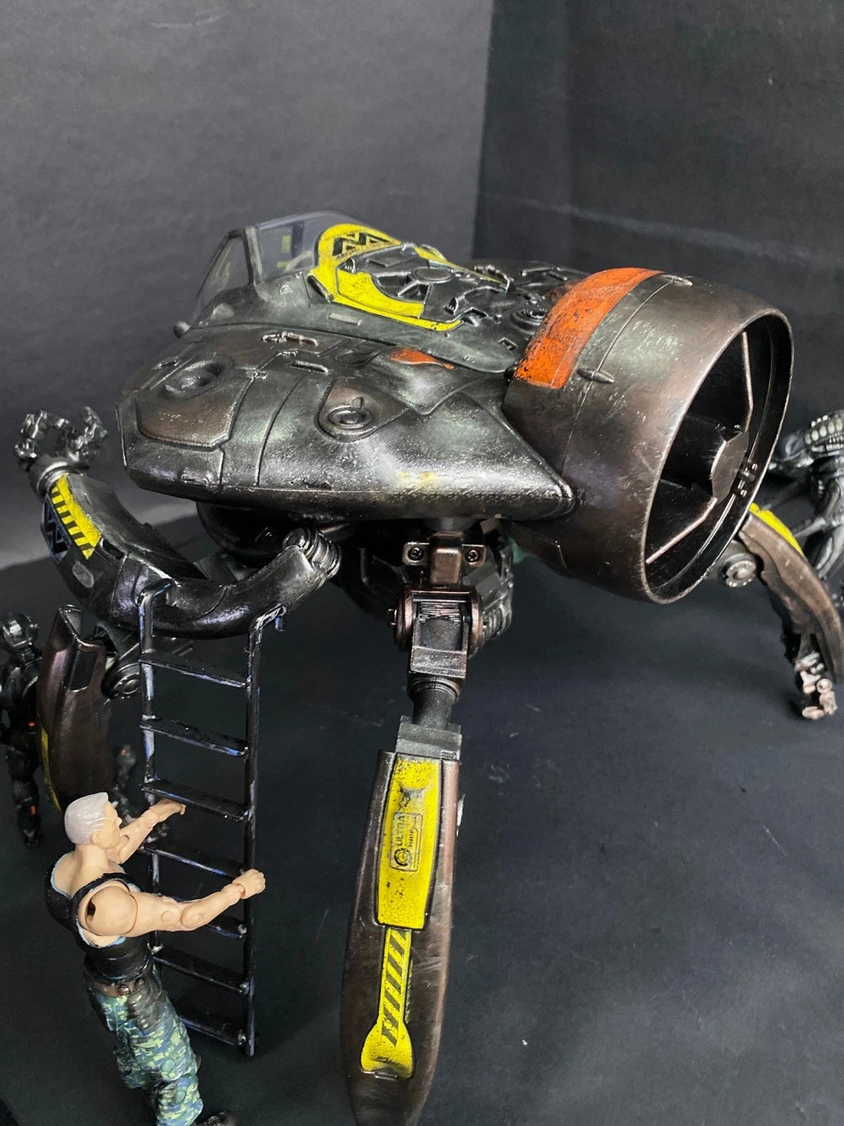 COBRA WIDOW-STINGER VAS-9 Assault Walker Custom VTOL Gunship GI Joe collectible