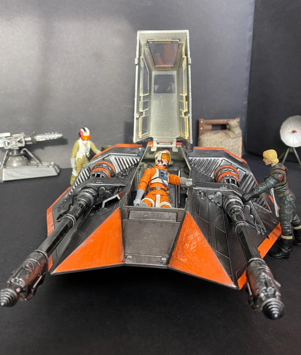 Star Wars Rebel Snowspeeder Endor Hoth Empire Strikes back Vintage Kenner Custom - view 3