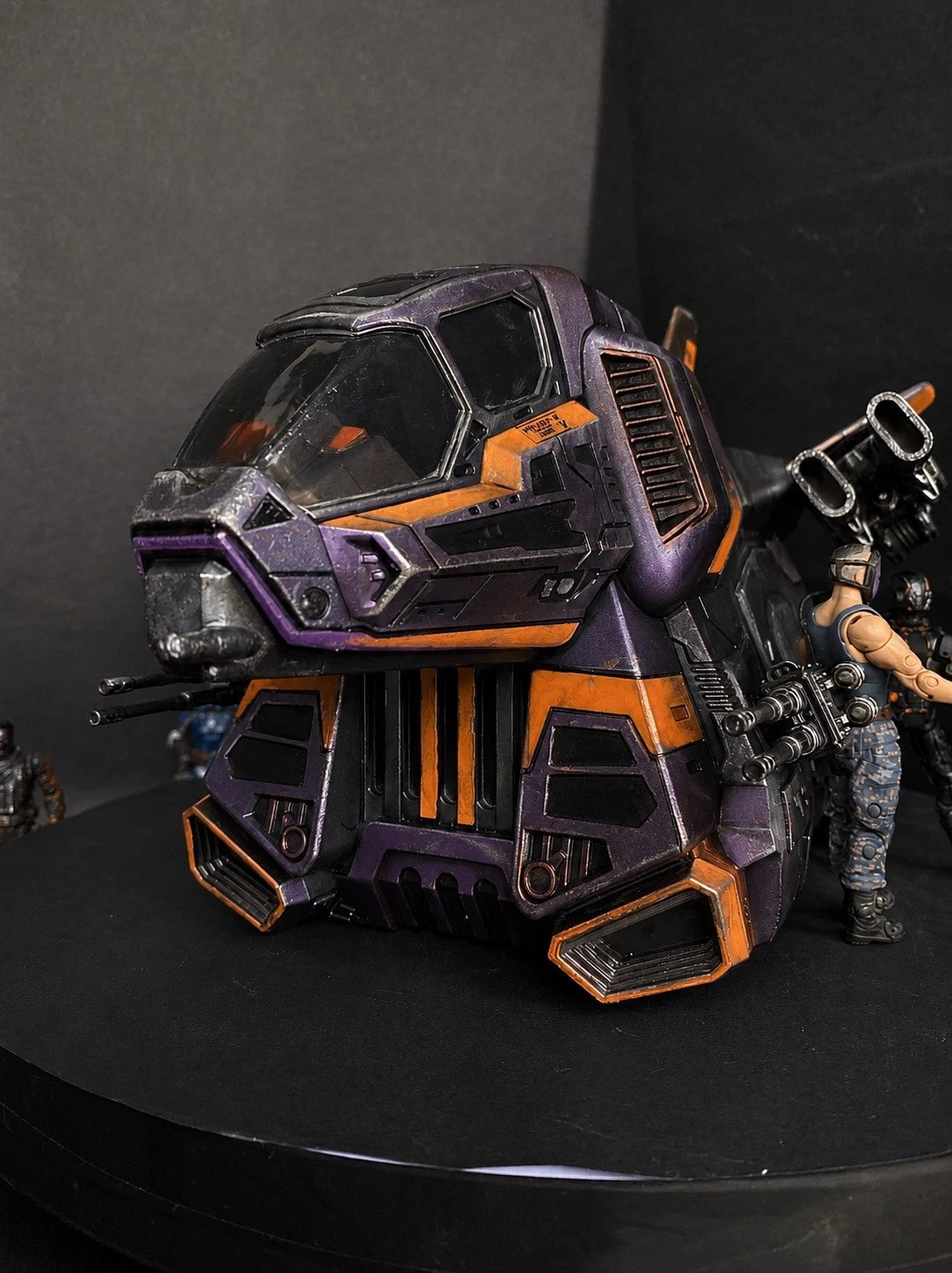 He-Man Masters Universe Custom Vehicle Skeletor Eternia Grayskull commission
