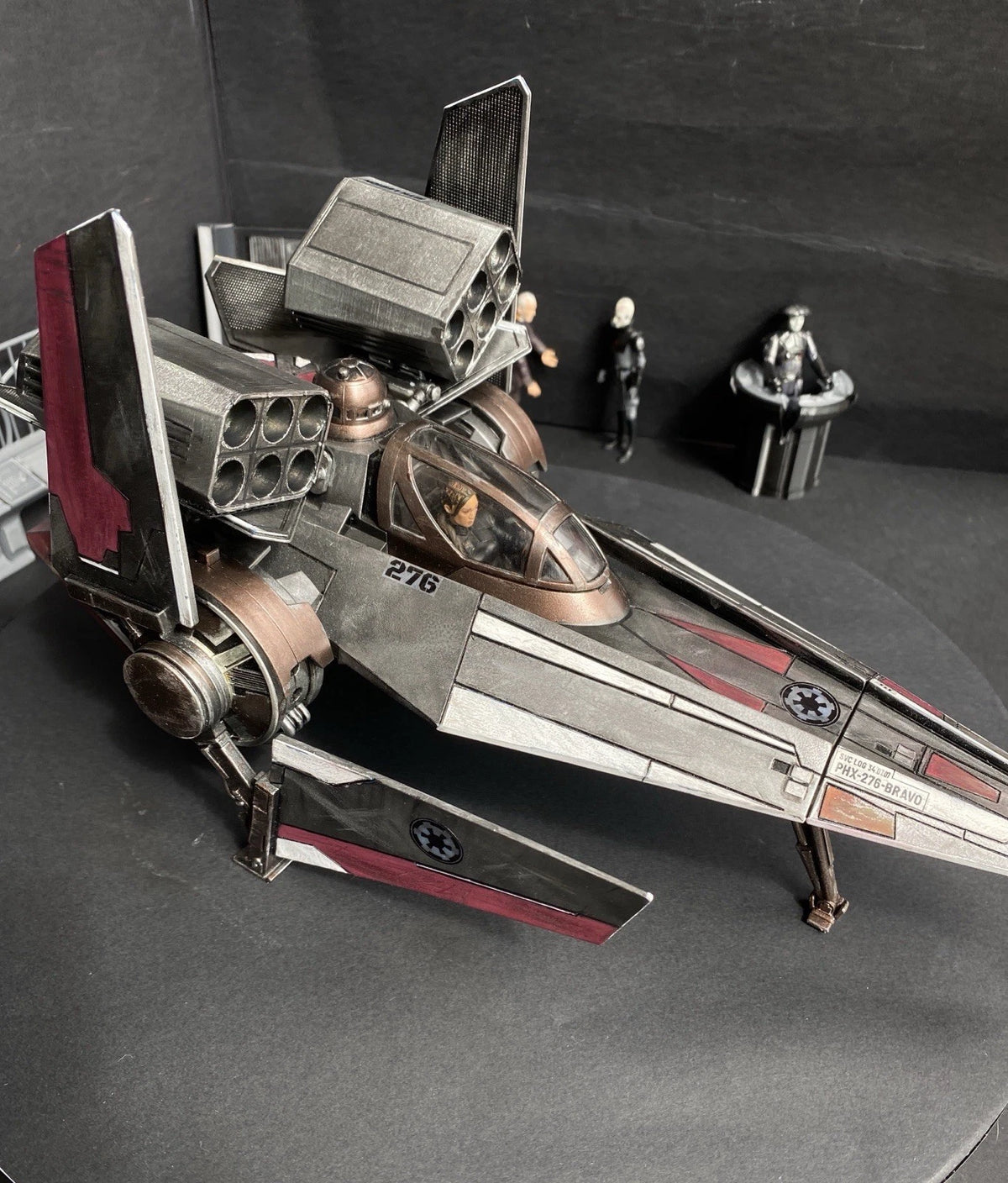 Andor Star Wars Hoth PHX-276 BRAVO V-Wing Interceptor Endor Sith Vintage Kenner
