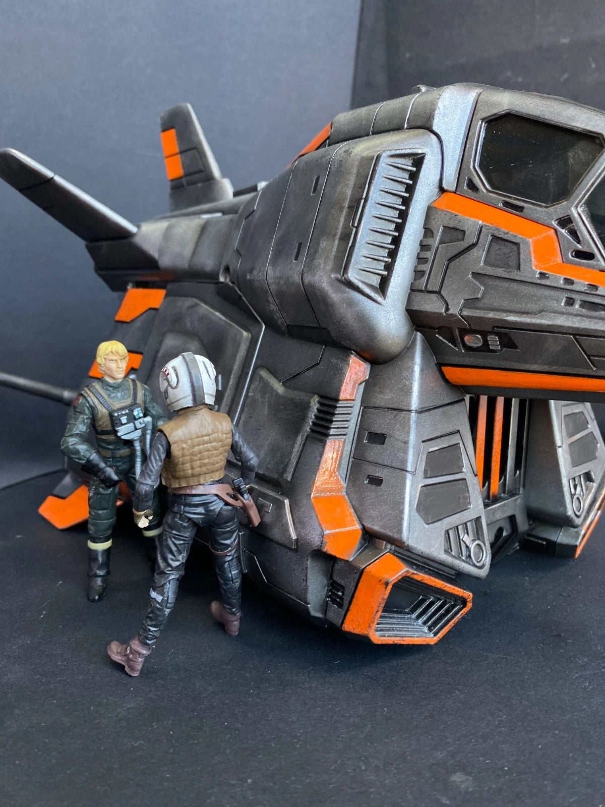 Star Wars Shuttle Gunship Transport Andor Rogue One Clone Wars vintage Custom