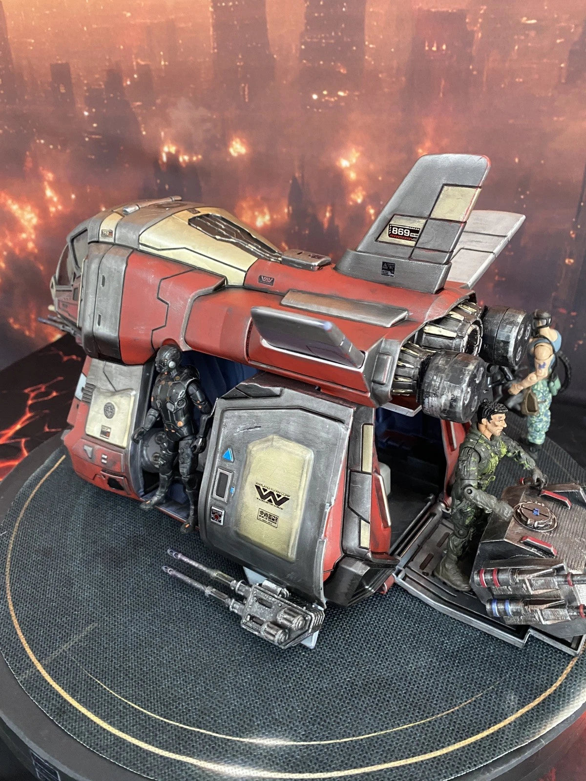 Krayt Viper Assault Shuttle | Custom Hand-Painted Star Wars Kenner Sith  Diorama