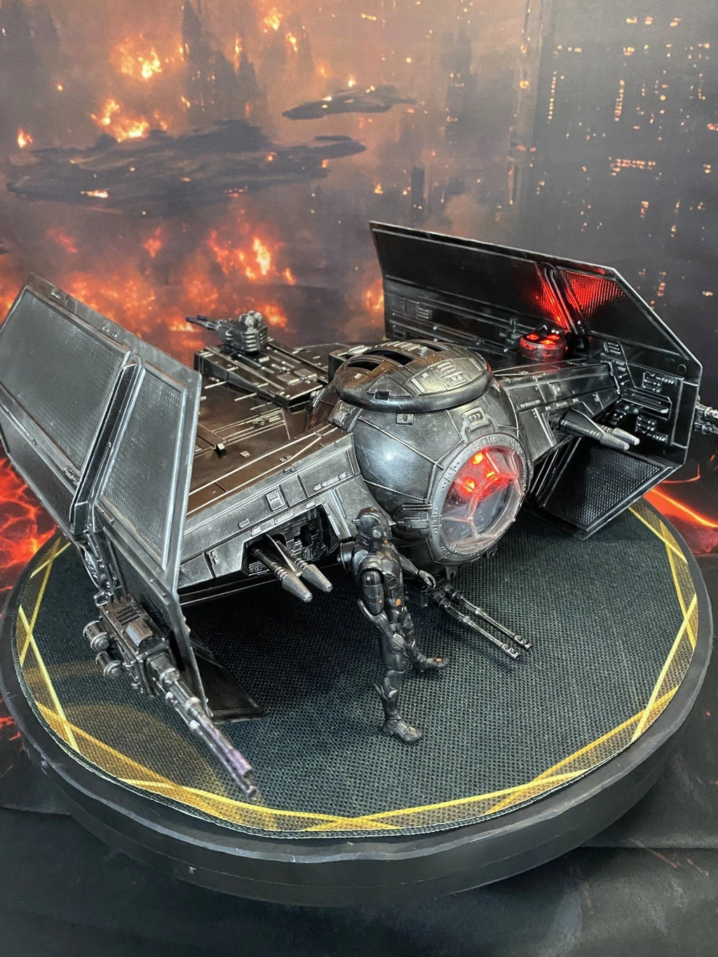 Star Wars TIE Fighter Vintage Collection Imperial Empire Sith Custom Starfighter