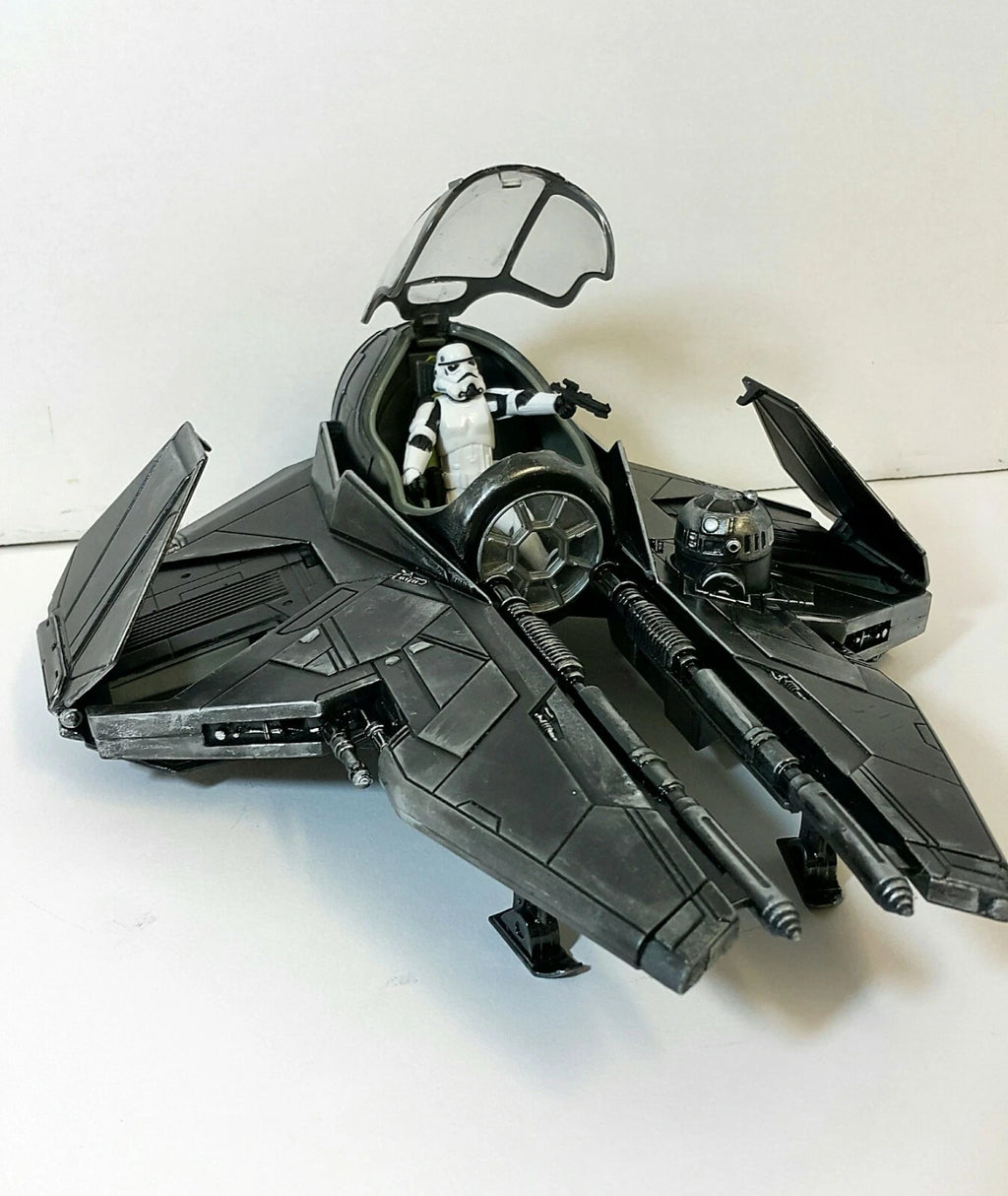 Black Howl Interceptor – Star Wars Custom Sith Starfighter Fallen Empire Vintage - view 12