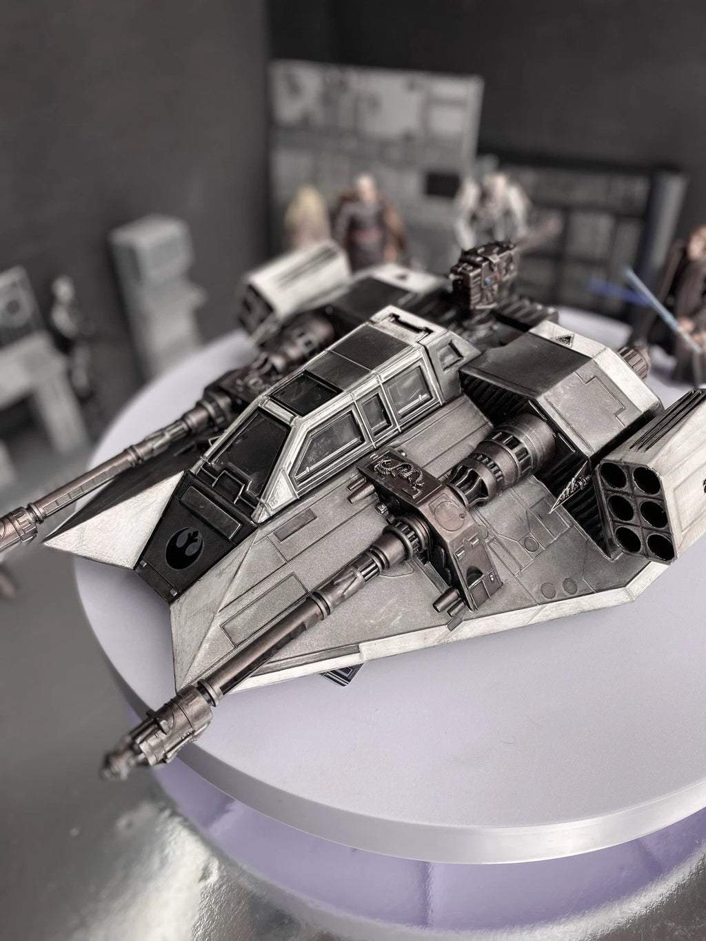 Star Wars Rebel Snowspeeder Midnight Raptor X9 Collector Andor Exclusive Custom
