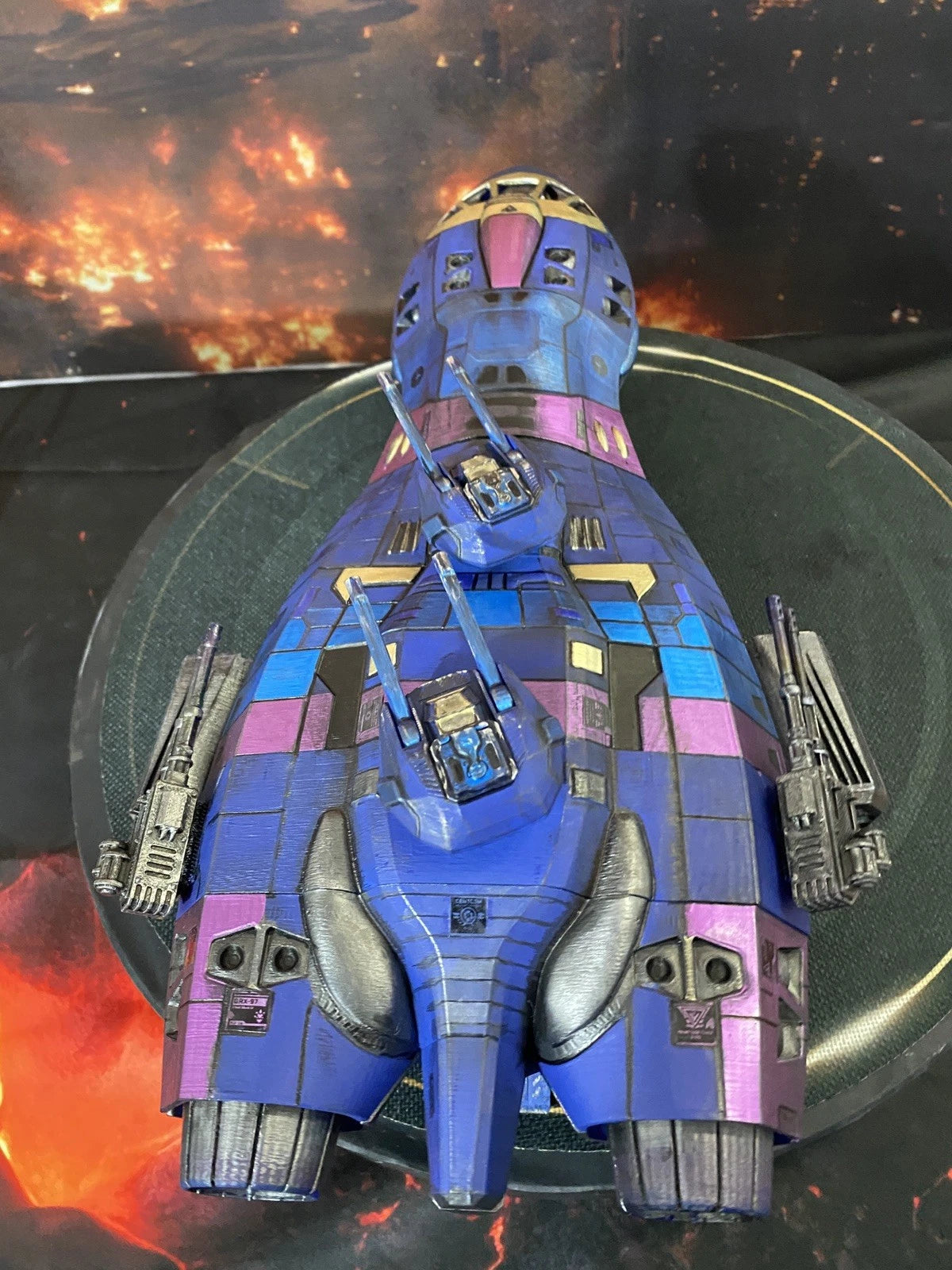 Stargate P9X-4 Viper-Class Gatefront Assault Gunship Diorama Display Custom SG1