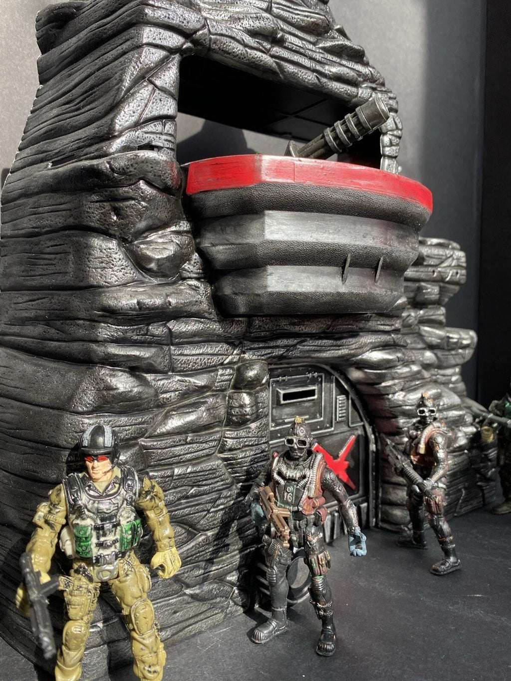 GI JOE COBRA DEVELOPMENTAL TERROR DOME Bunker Diorama Collectible Vintage