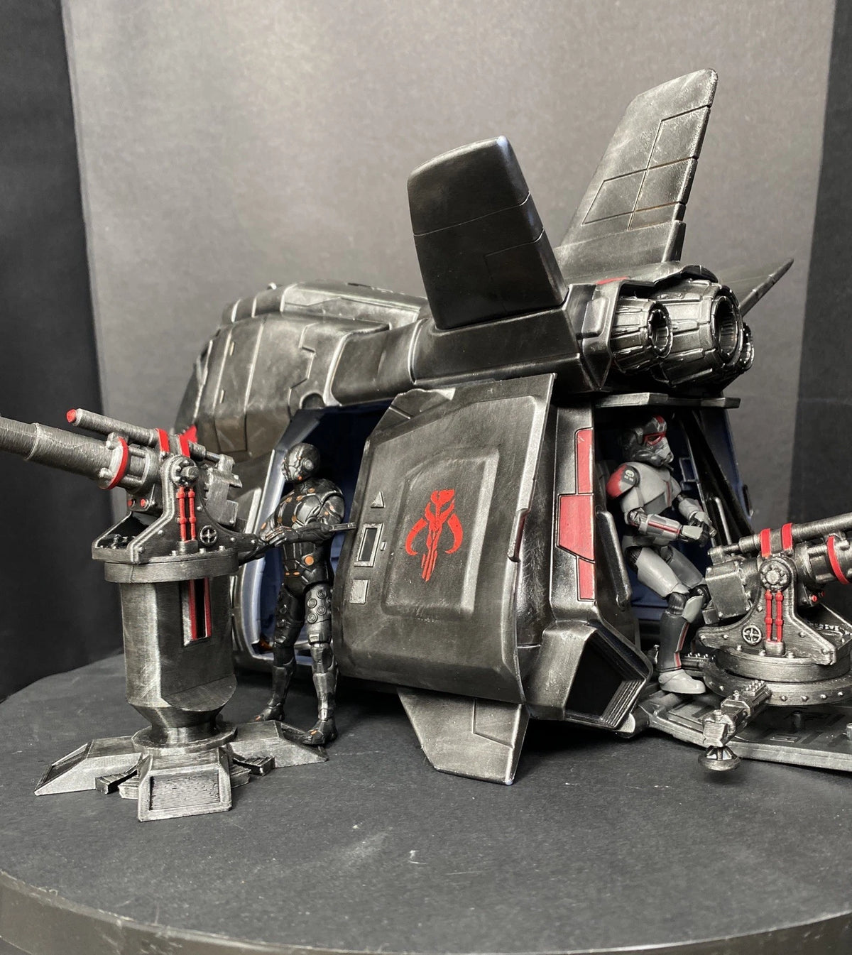 HISS-VTOL “Black Asp” – Cobra Dropship Gunship 3.75” Custom G.I. Joe collectible