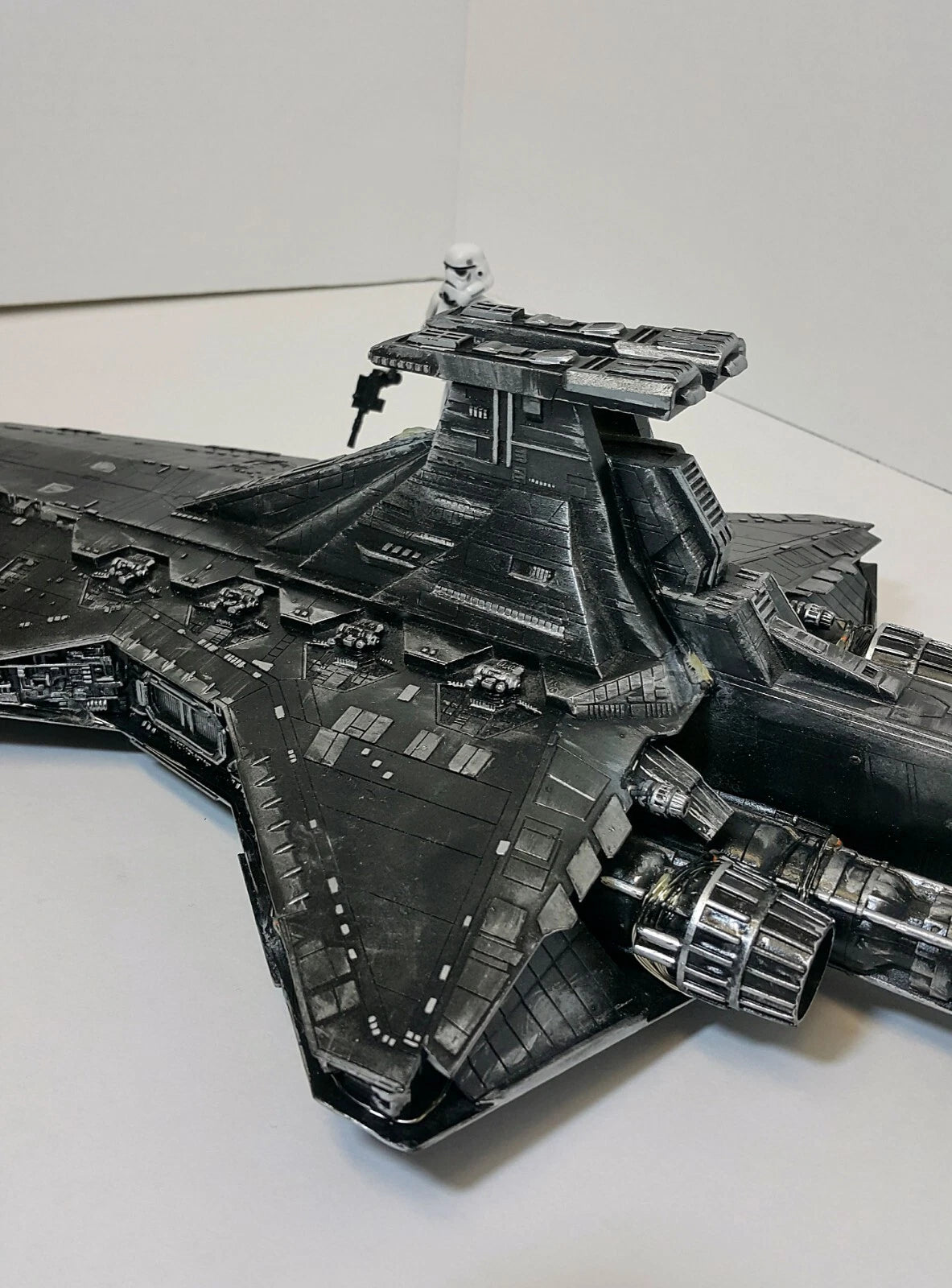 Rare Star Wars Star Destroyer New Hope Empire Vintage Kenner Collectible Custom - view 12