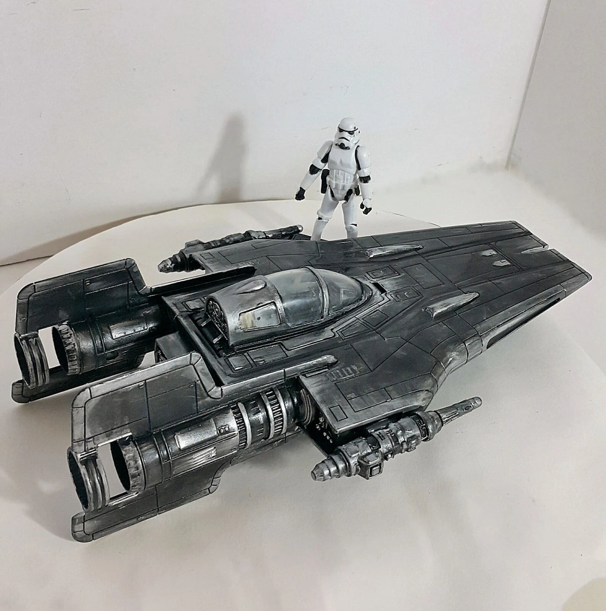 Star Wars Andor A Wing Inquisitor Transport Vintage Bespin Collectible Custom - view 4