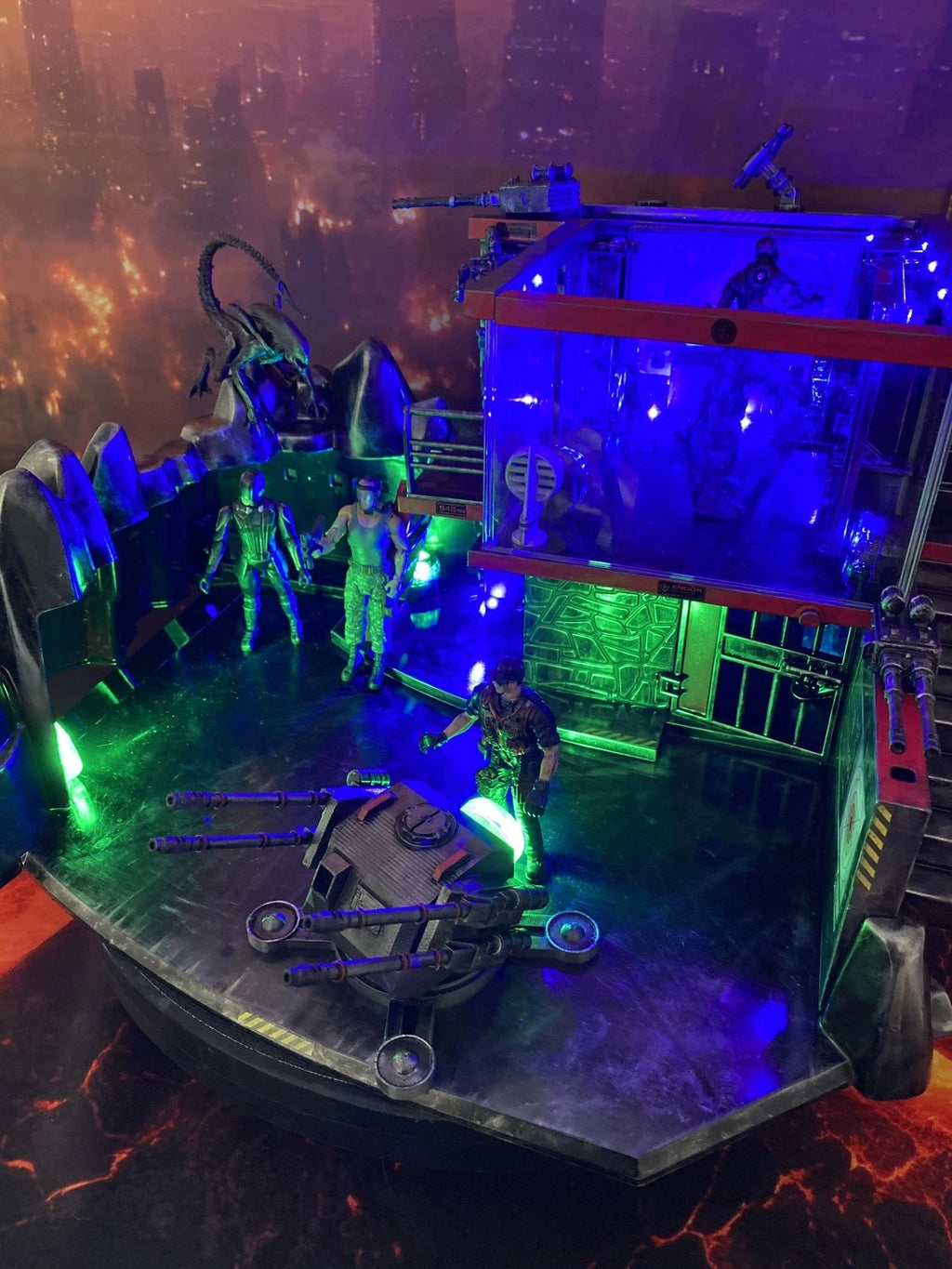 Anubis Reach Tactical Outpost Stargate Custom Diorama Display Custom SG1