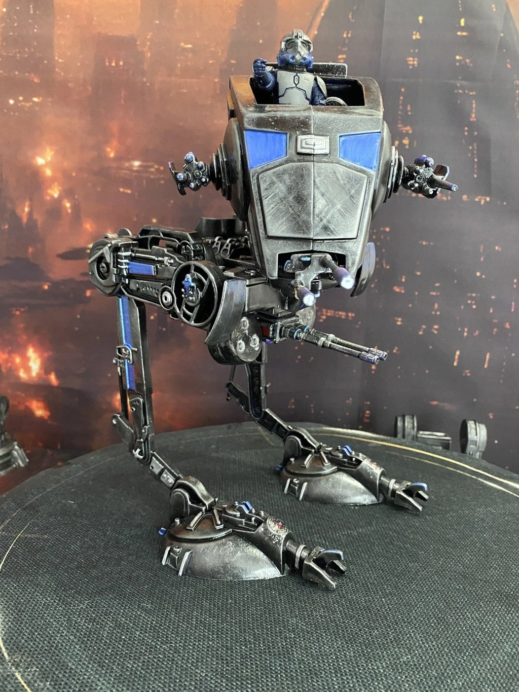 STAR WARS CUSTOM SHADOW TALON AT-ST COMMISSION HANDMADE VINTAGE KENNER COLLECTOR
