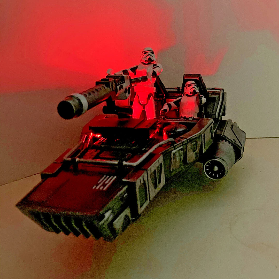 Imperial “Night Lance” Assault Speeder – Hand-Painted Star Wars vintage Custom - view 10