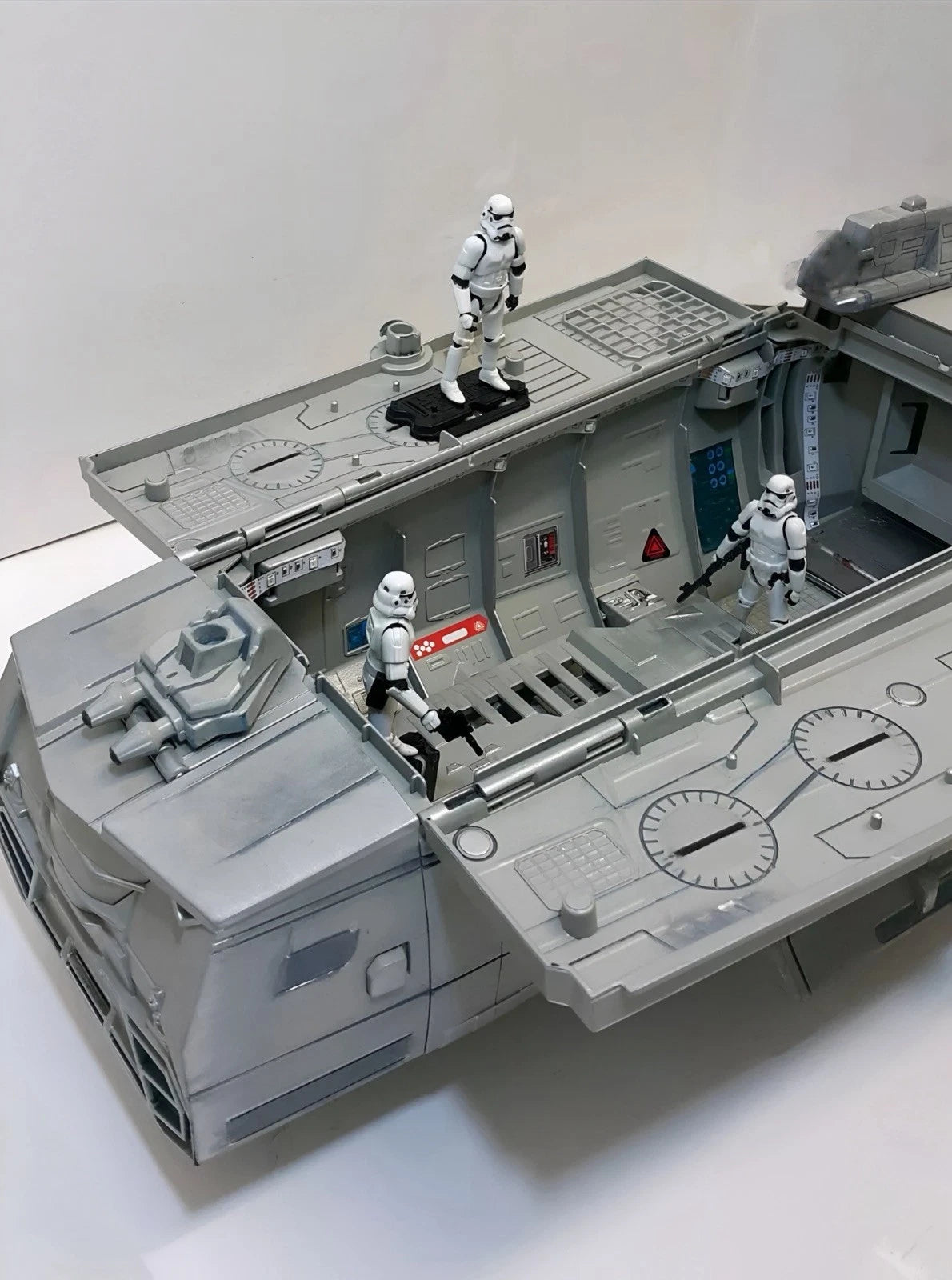 Cold Ember Imperial Shuttle - Hand-Painted Star Wars Andor Sith Empire Vintage - view 17