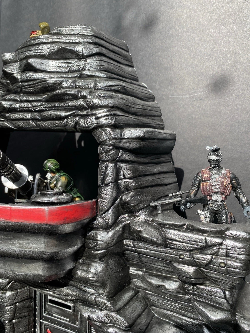 GI JOE COBRA DEVELOPMENTAL TERROR DOME Bunker Diorama Collectible Vintage