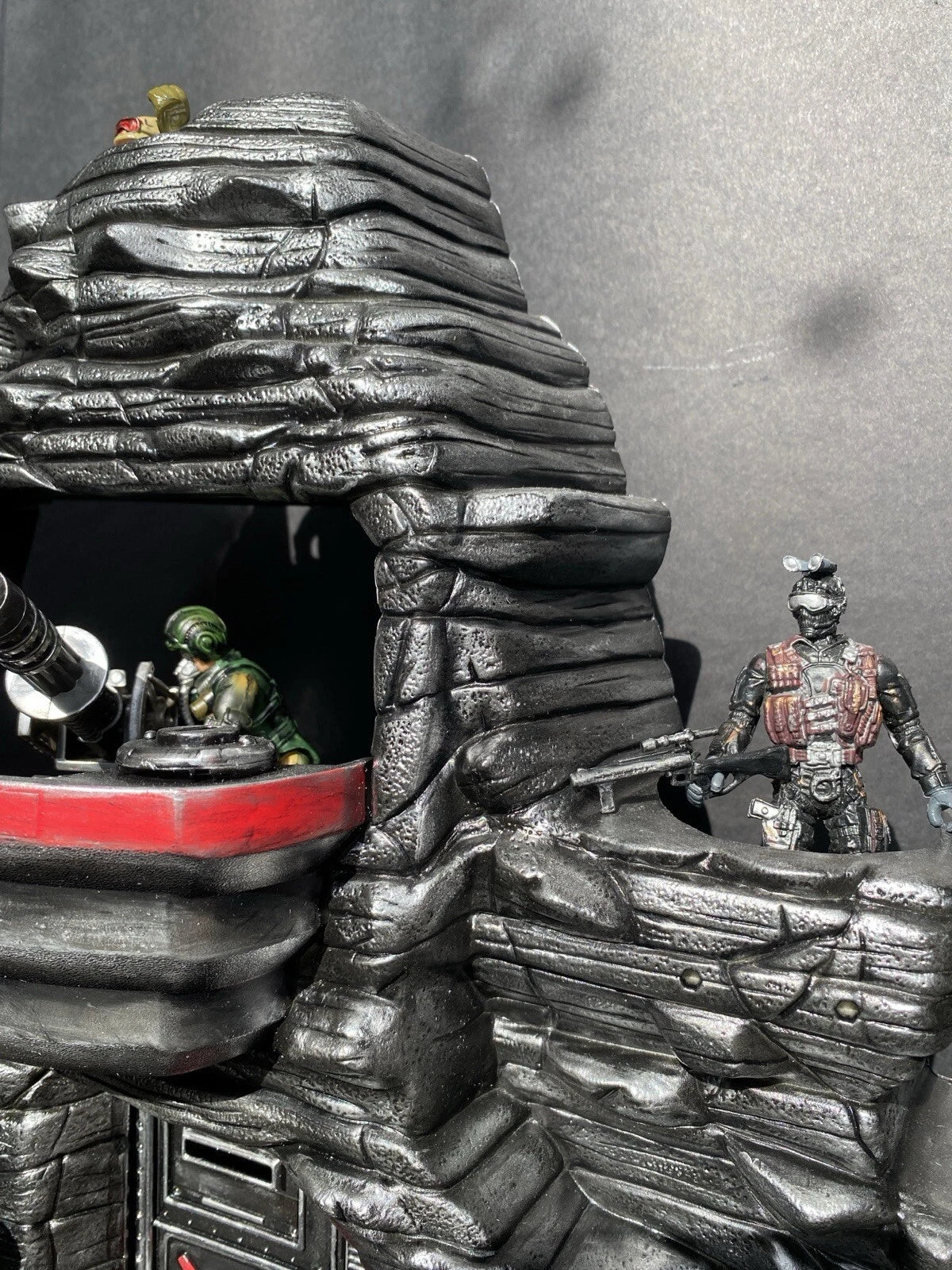 GI JOE COBRA DEVELOPMENTAL TERROR DOME Bunker Diorama Collectible Vintage