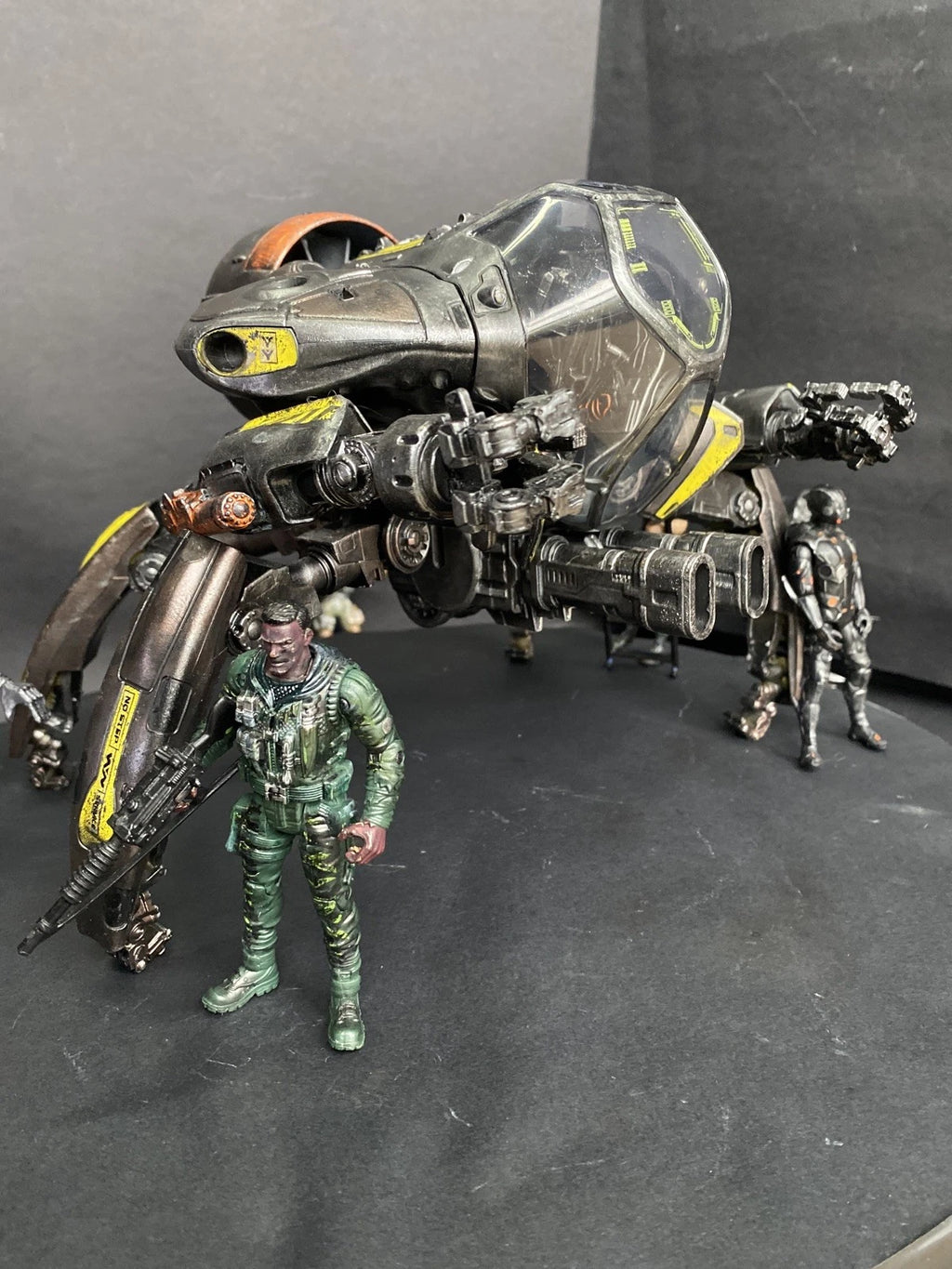 COBRA WIDOW-STINGER VAS-9 Assault Walker Custom VTOL Gunship GI Joe collectible