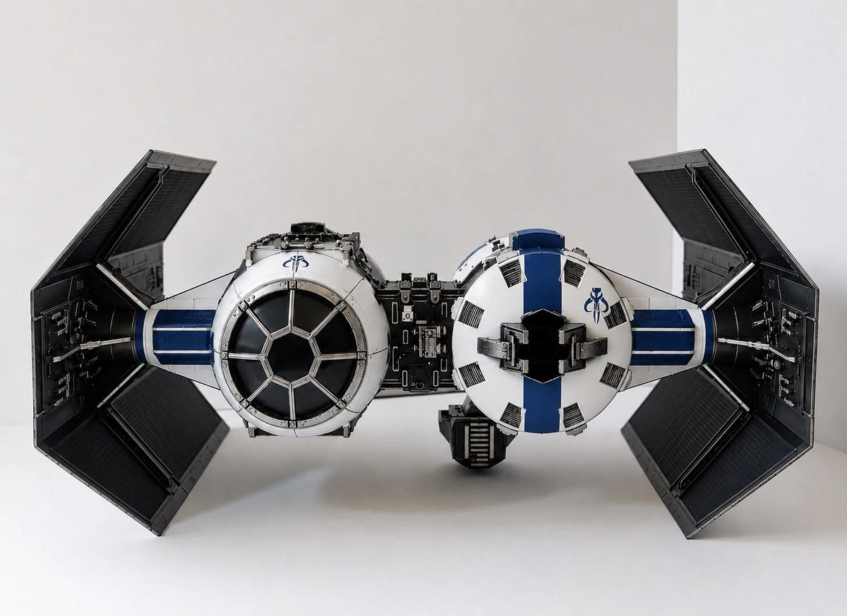 Mandalorian TIE Bomber Commission Star Wars Andor Vintage Sith Kenner Custom