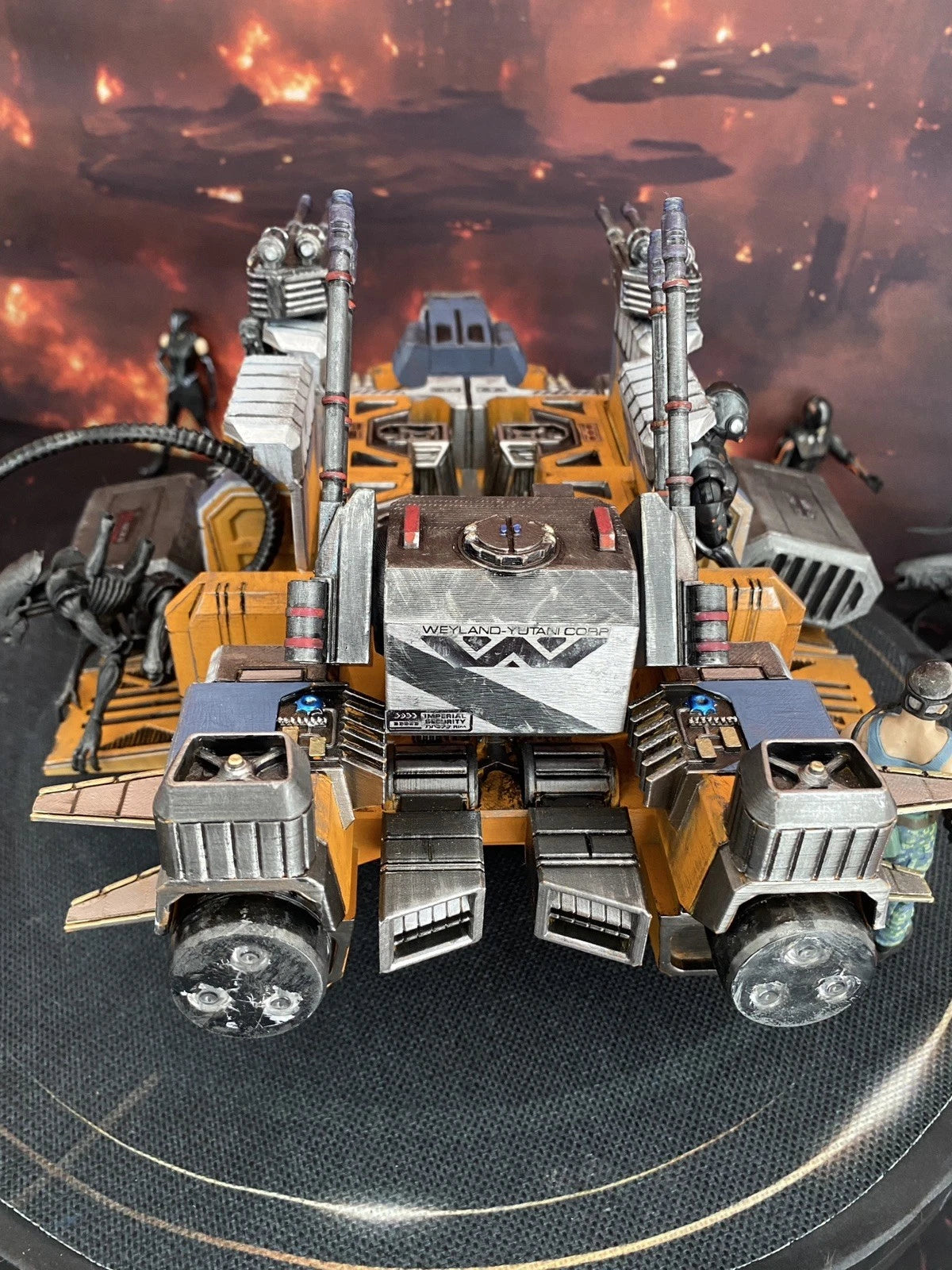 Aliens USCM NEX-8 Xeno Containment Dropship Diorama Romulus Vehicle Custom
