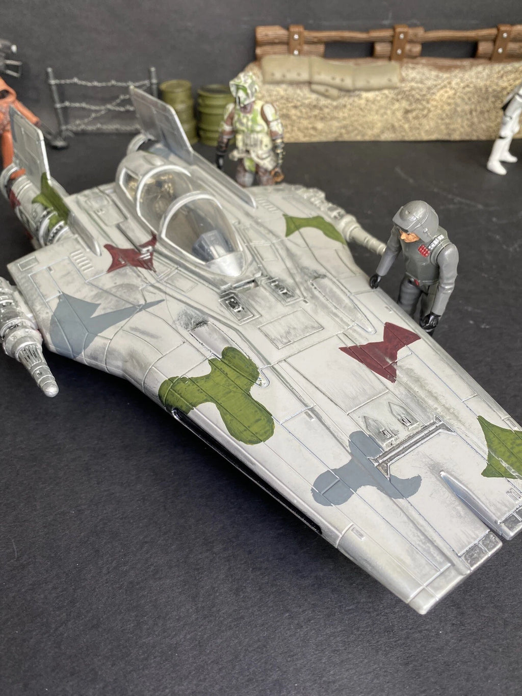 A-Wing “Hunter’s Fang” –  Rebel Interceptor Kashyyyk Camo Starfighter Star Wars - view 10