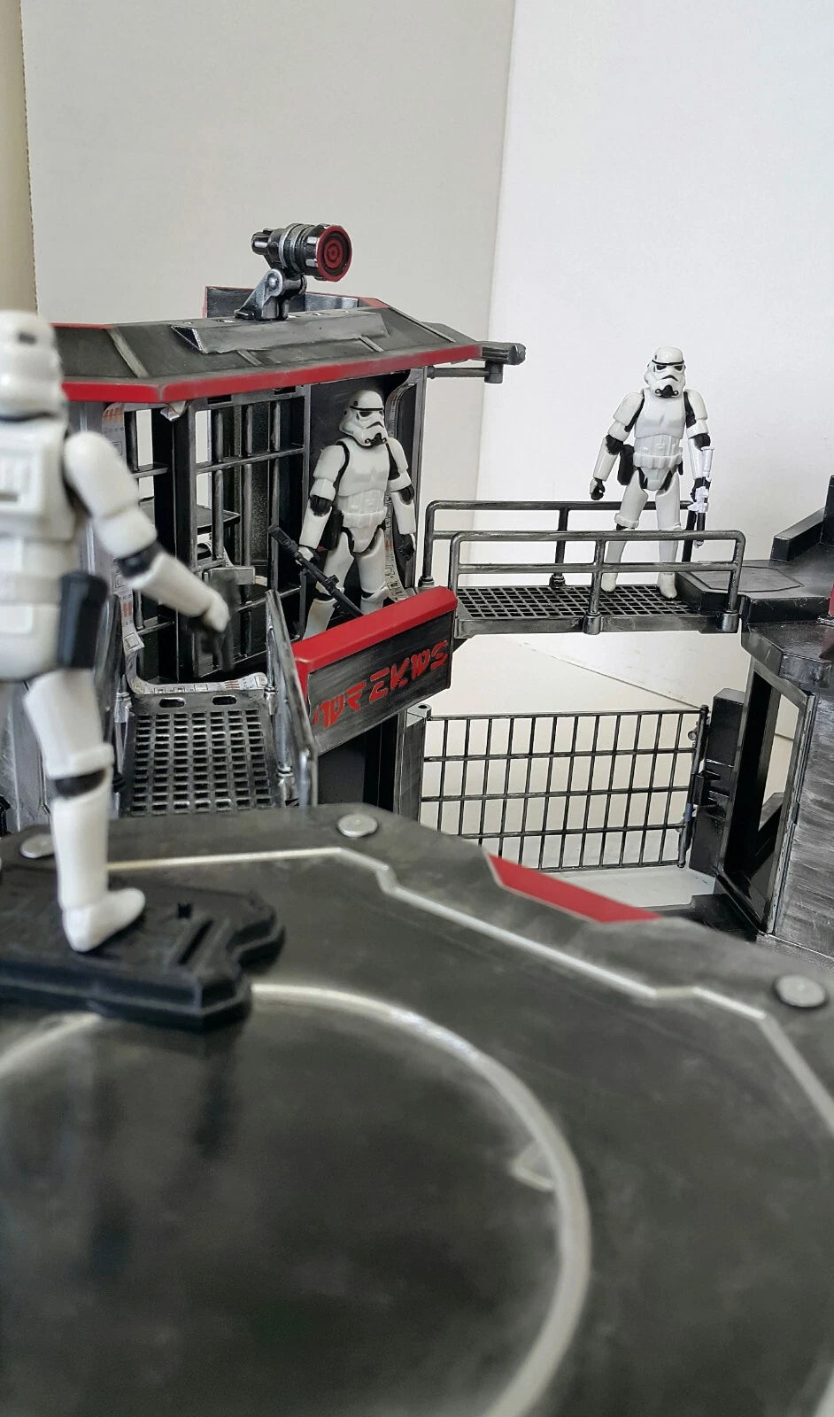 Star Wars Andor Imperial Base Diorama Custom Kenner Death Star vintage Display - view 6