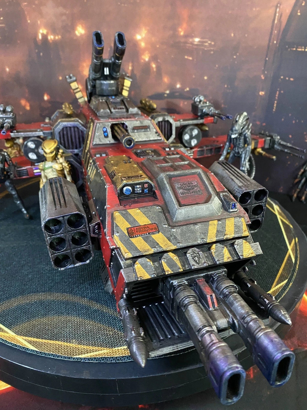 Aliens Predator WEYLAND-YUTANI “OBSIDIAN CLAUSE” GUNSHIP |  Romulus Earth Custom