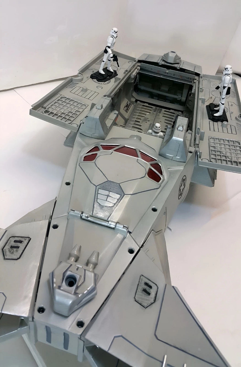 Cold Ember Imperial Shuttle - Hand-Painted Star Wars Andor Sith Empire Vintage - view 12