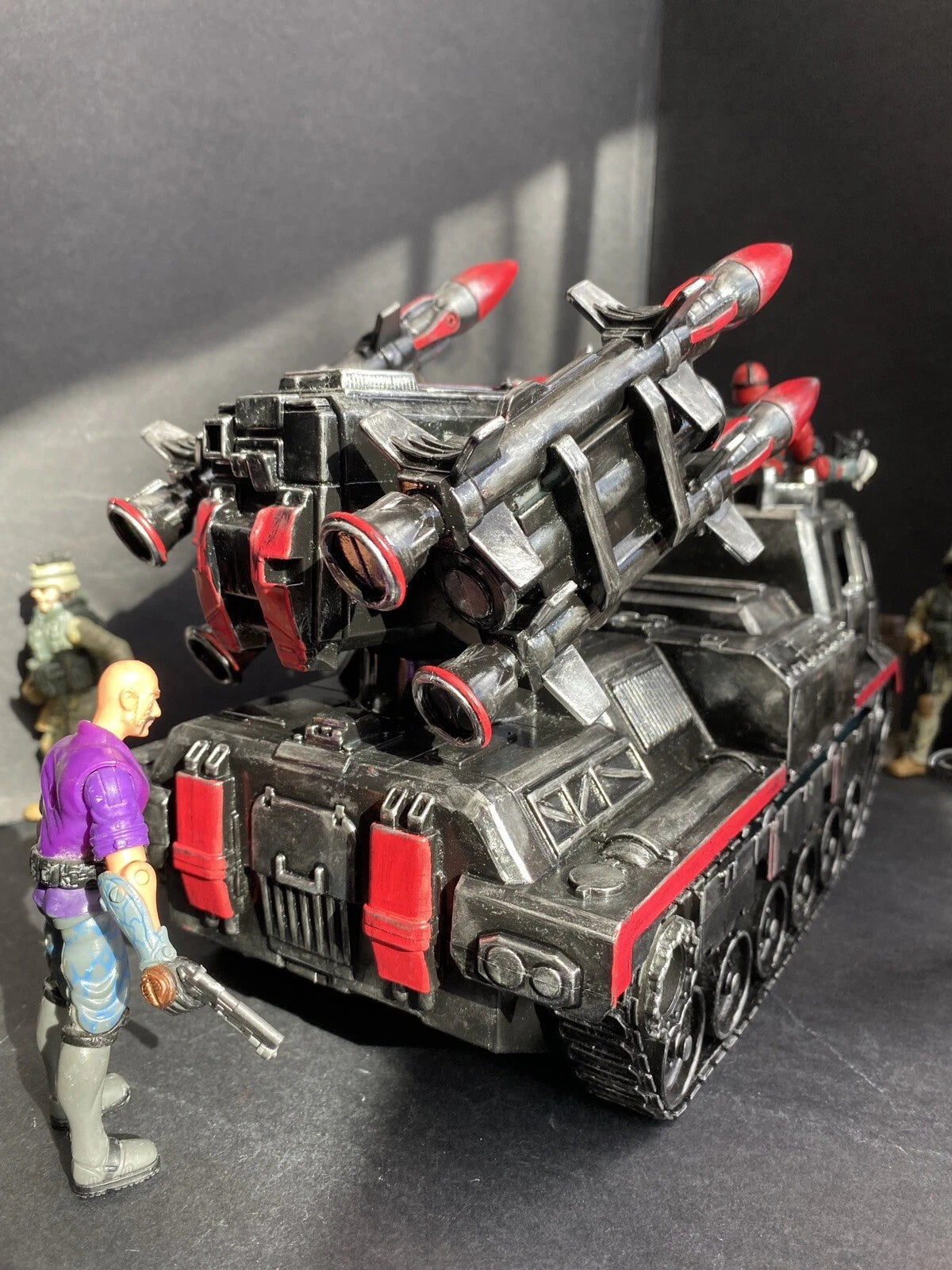 COBRA “RATTLETRACK” MISSILE CRAWLER | GI JOE Heavy Strike Launcher collectible