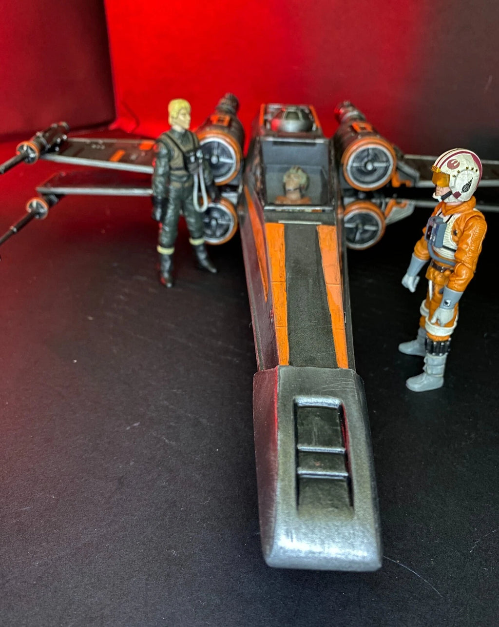 Star Wars X Wing Fighter Vintage Kenner Custom ROTJ Death Star Battle Fighter